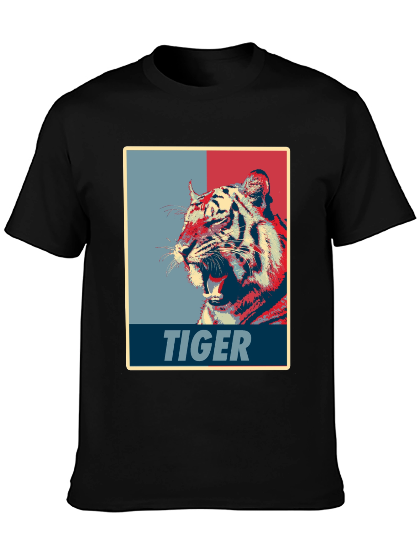 Tiger Graphic Tee - Bold Animal Print Shirt
