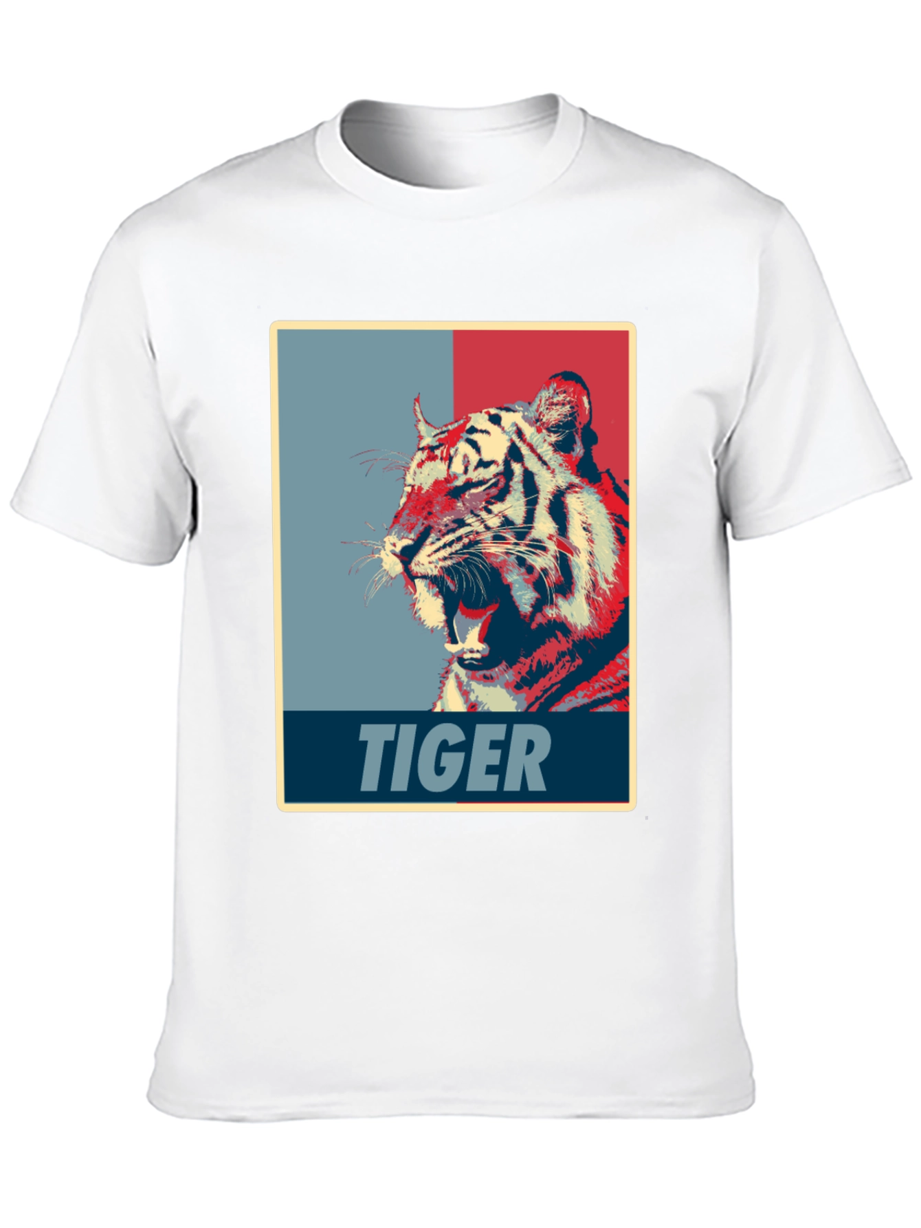 Tiger Graphic Tee - Bold Animal Print Shirt