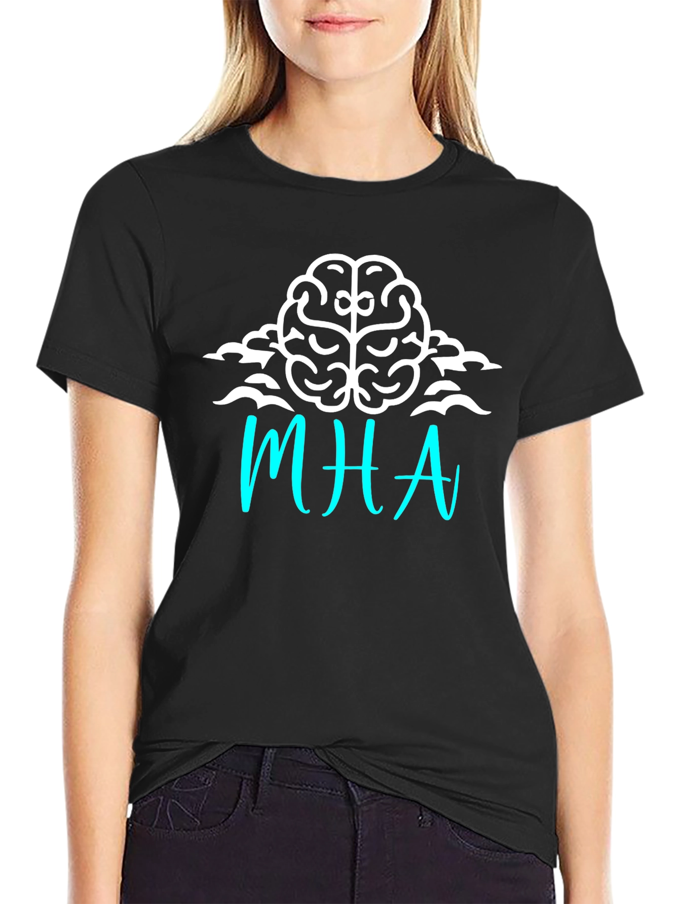 MHA Brain Graphic Tee - Soft Cotton Blend