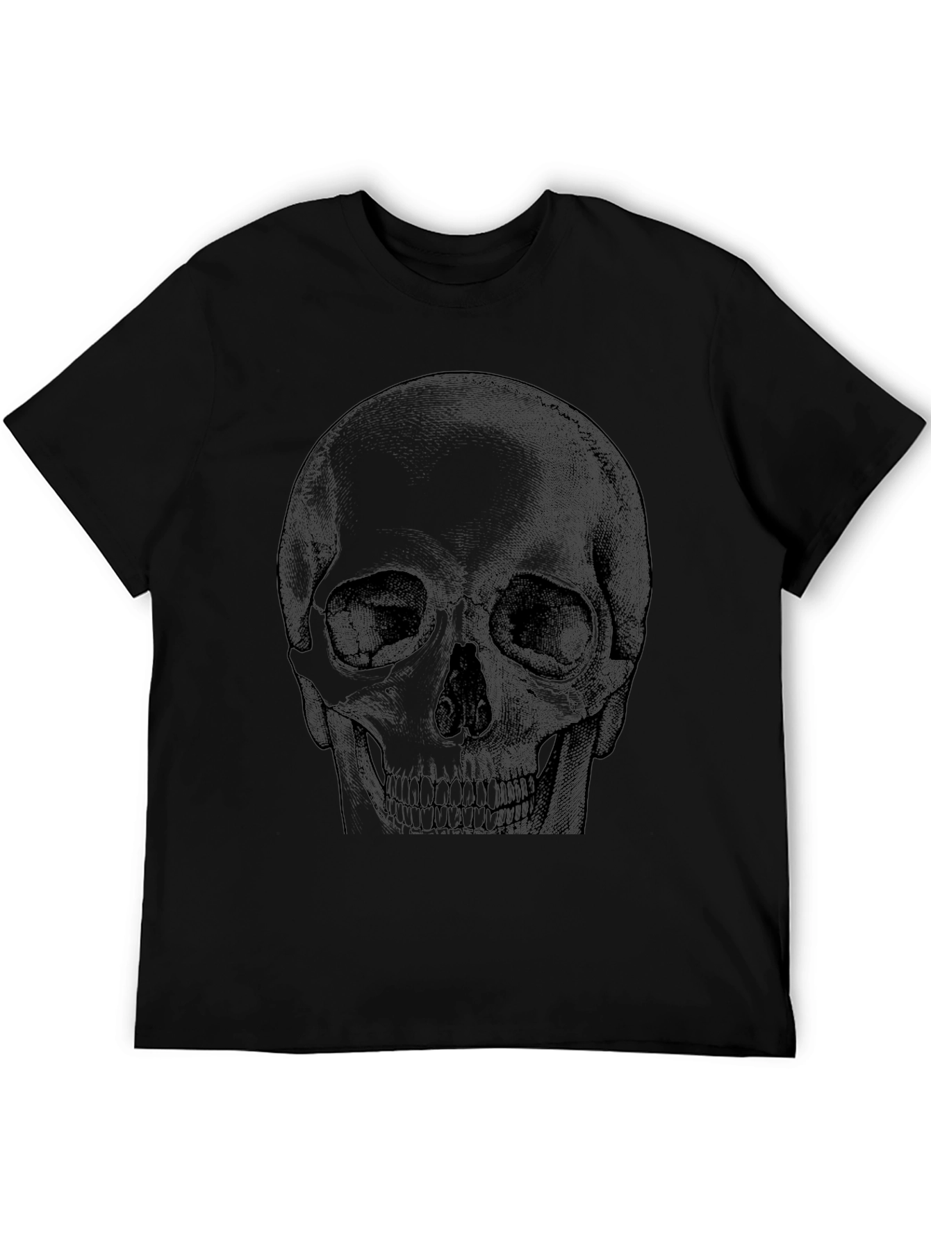 Skull Graphic Tee - Mens Black T-Shirt