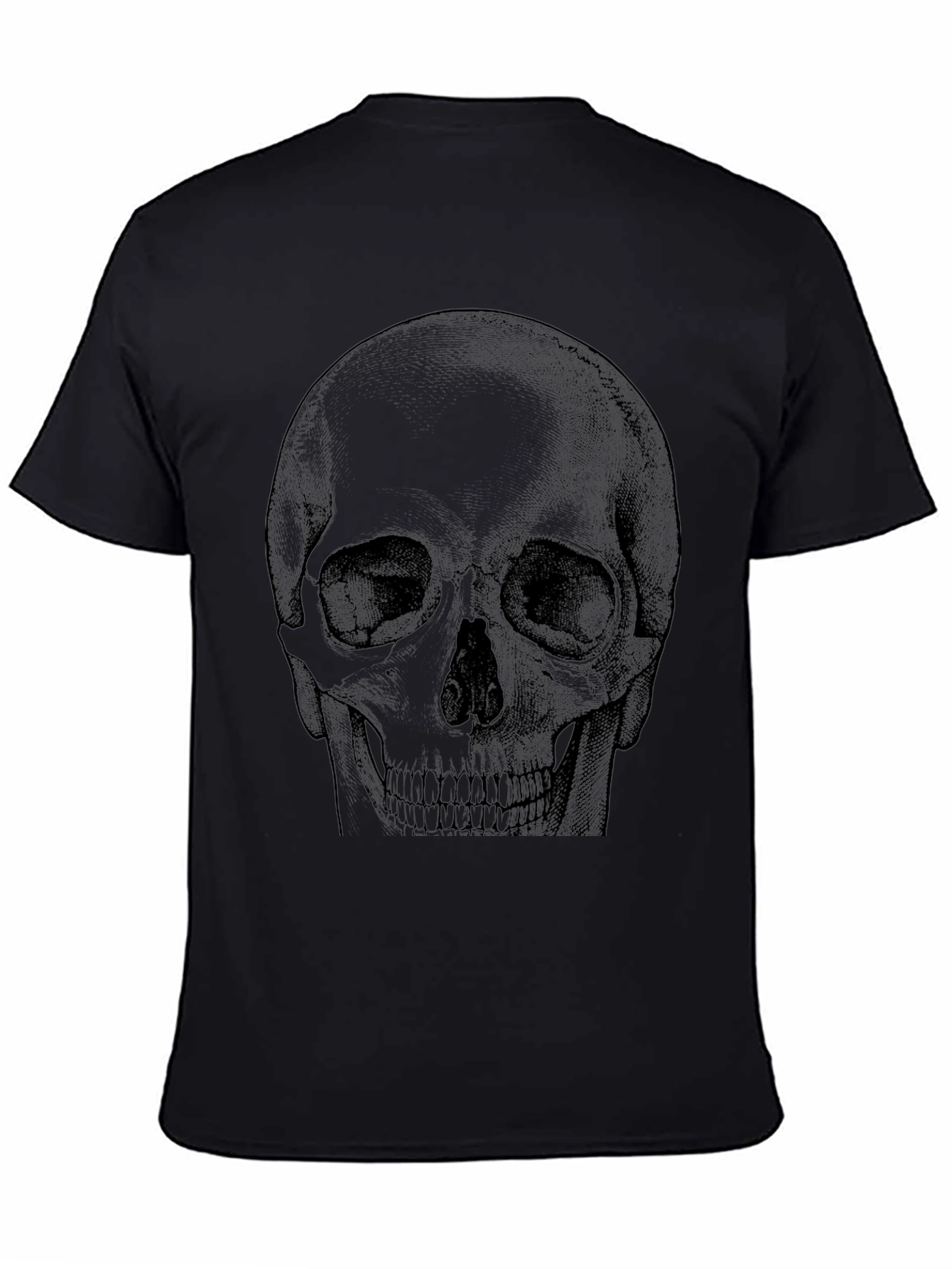 Skull Graphic Tee - Mens Black T-Shirt
