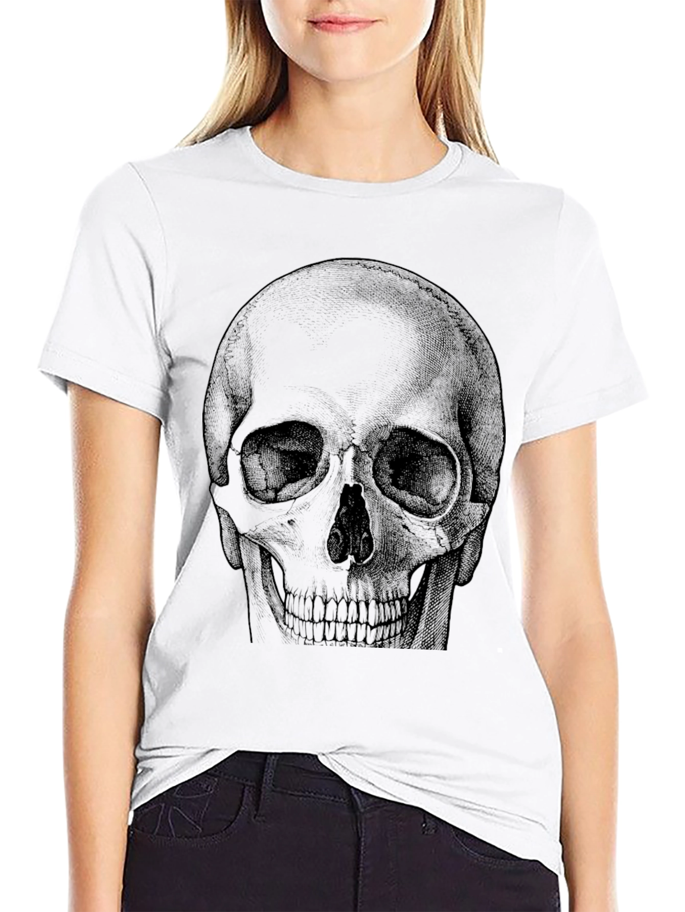 Skull Graphic Tee - Mens Black T-Shirt