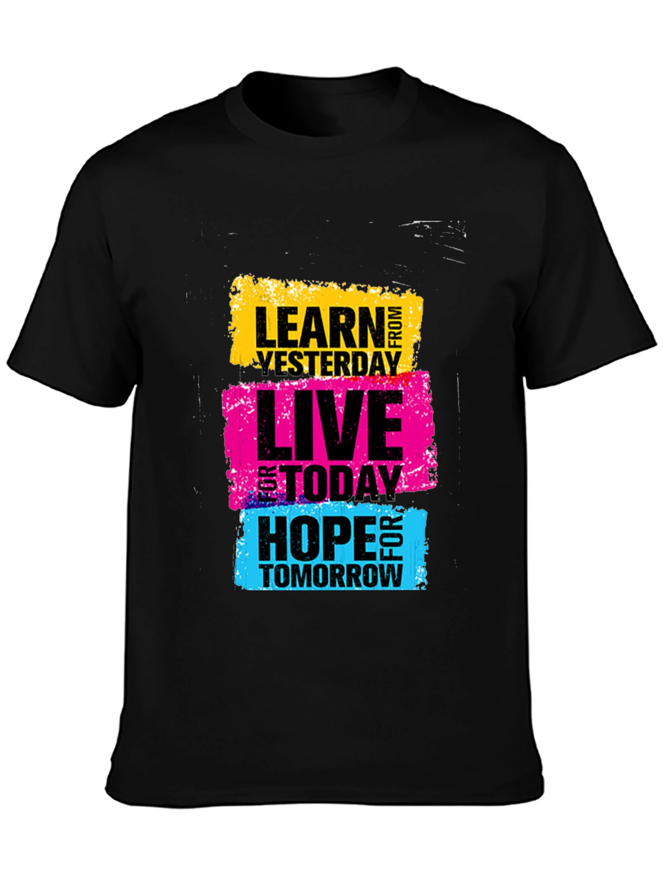 Motivational Graphic Tee - Learn Live Hope