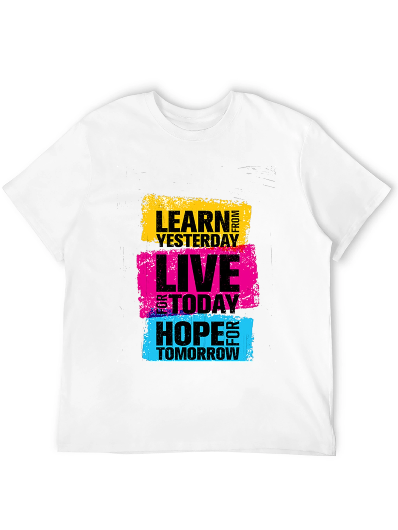 Motivational Graphic Tee - Learn Live Hope