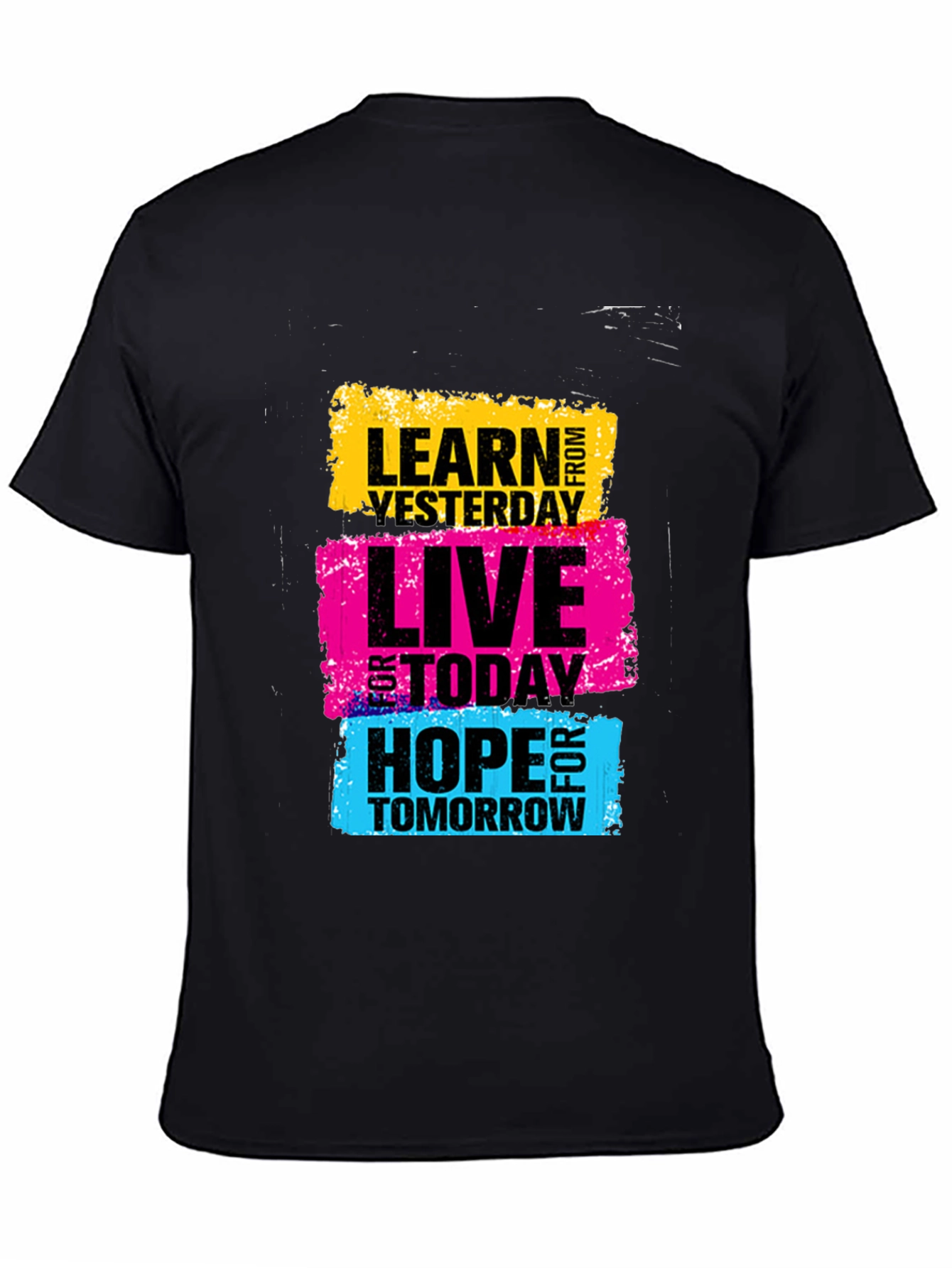 Motivational Graphic Tee - Learn Live Hope