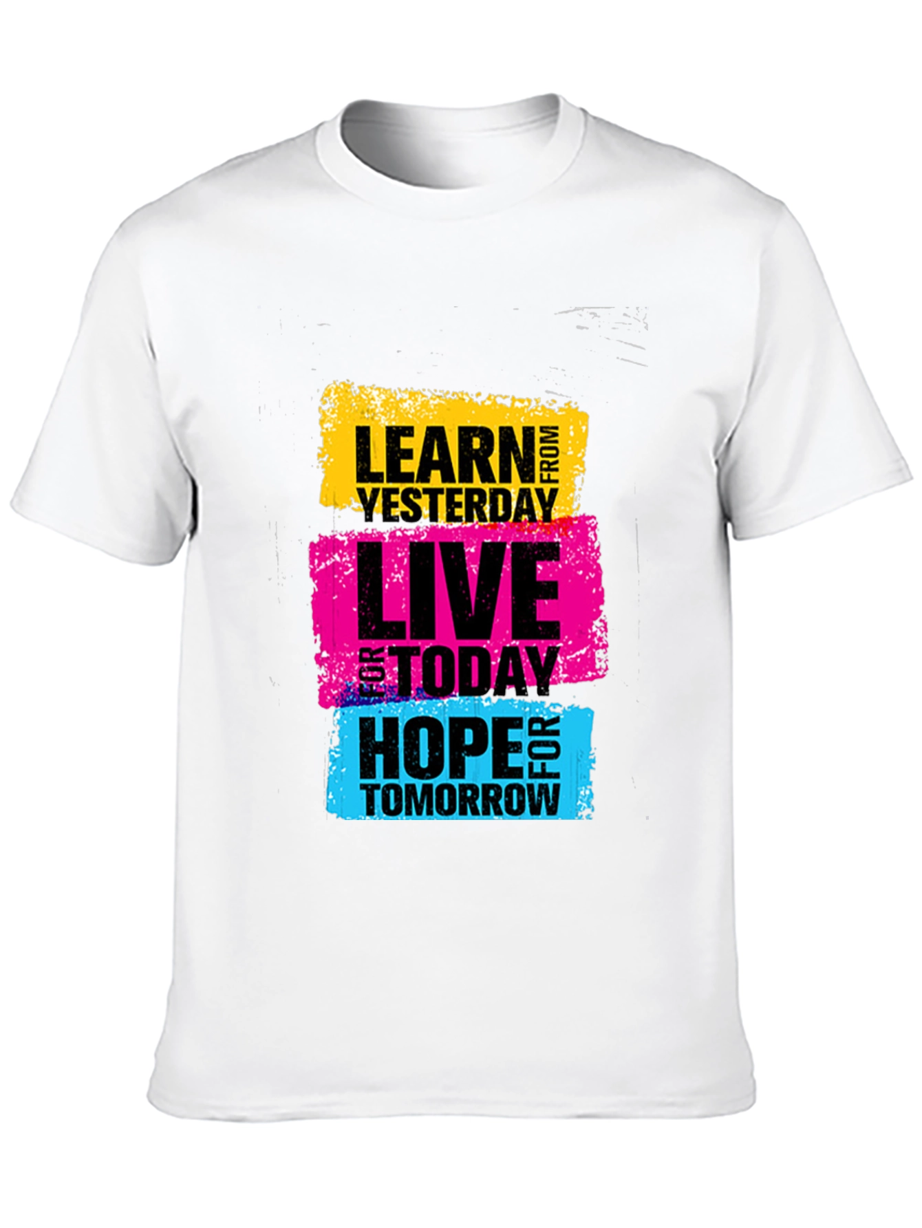 Motivational Graphic Tee - Learn Live Hope
