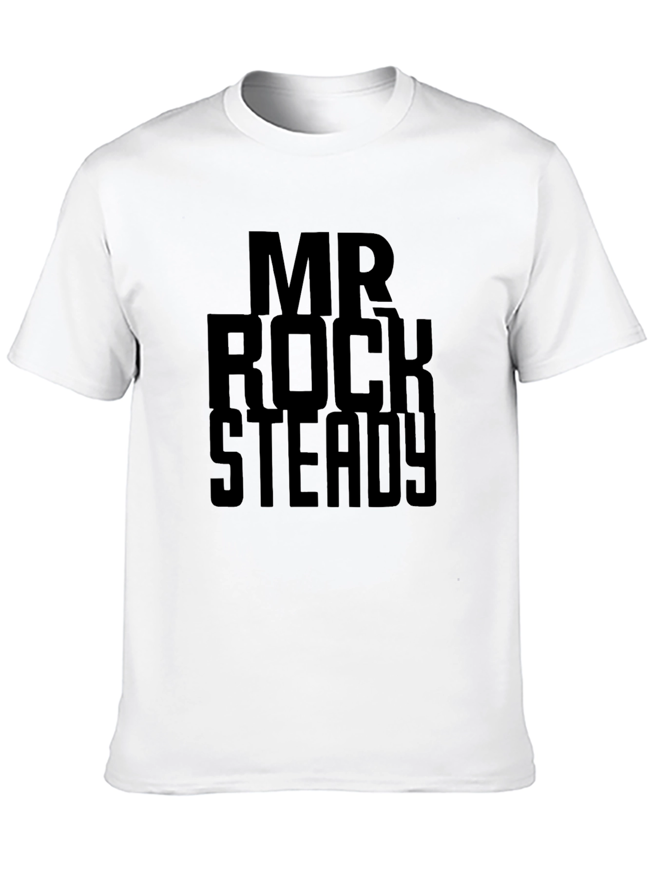 Mr. Rock Steady Black Graphic Tee