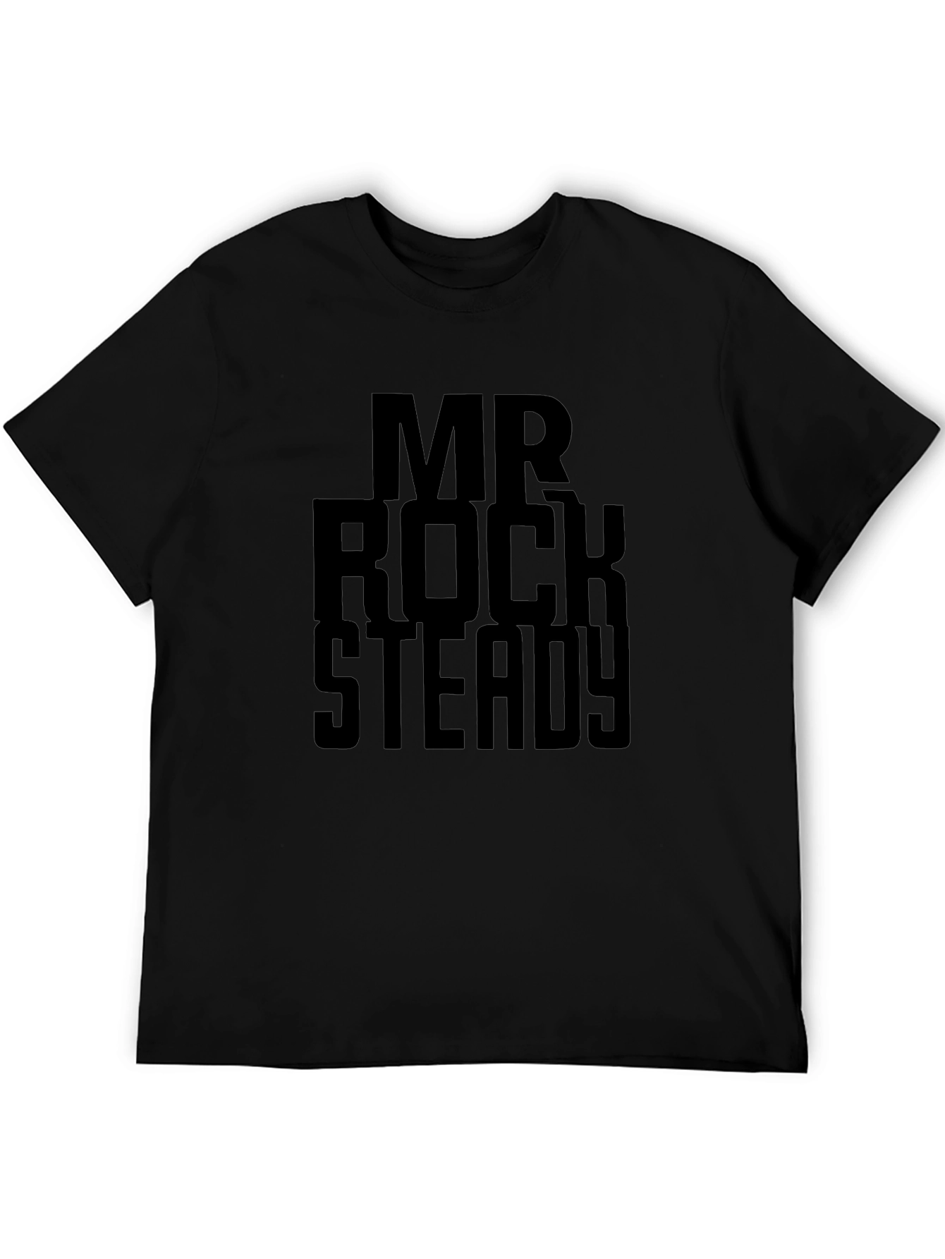 Mr. Rock Steady Black Graphic Tee