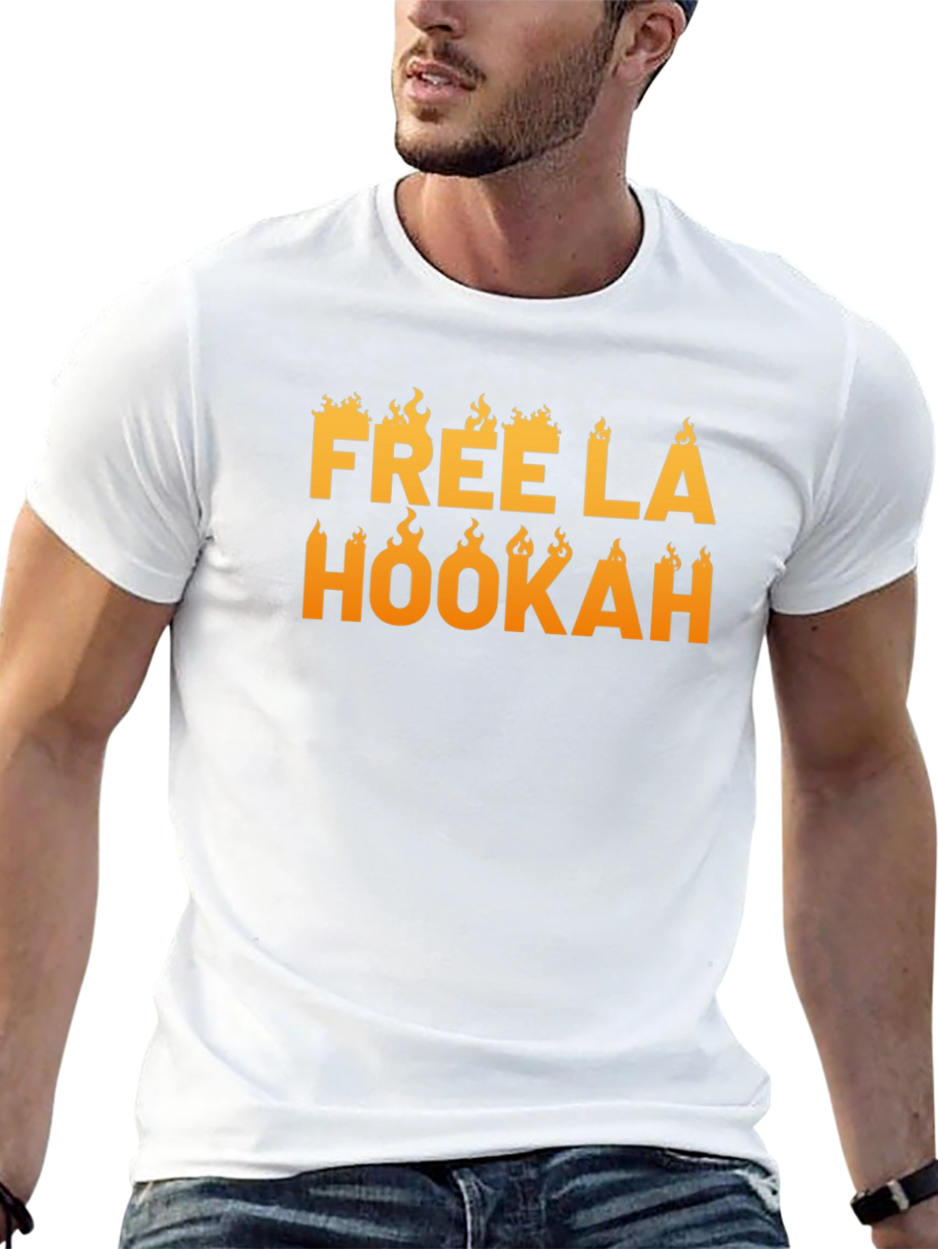 Free LA Hookah Graphic T-Shirt