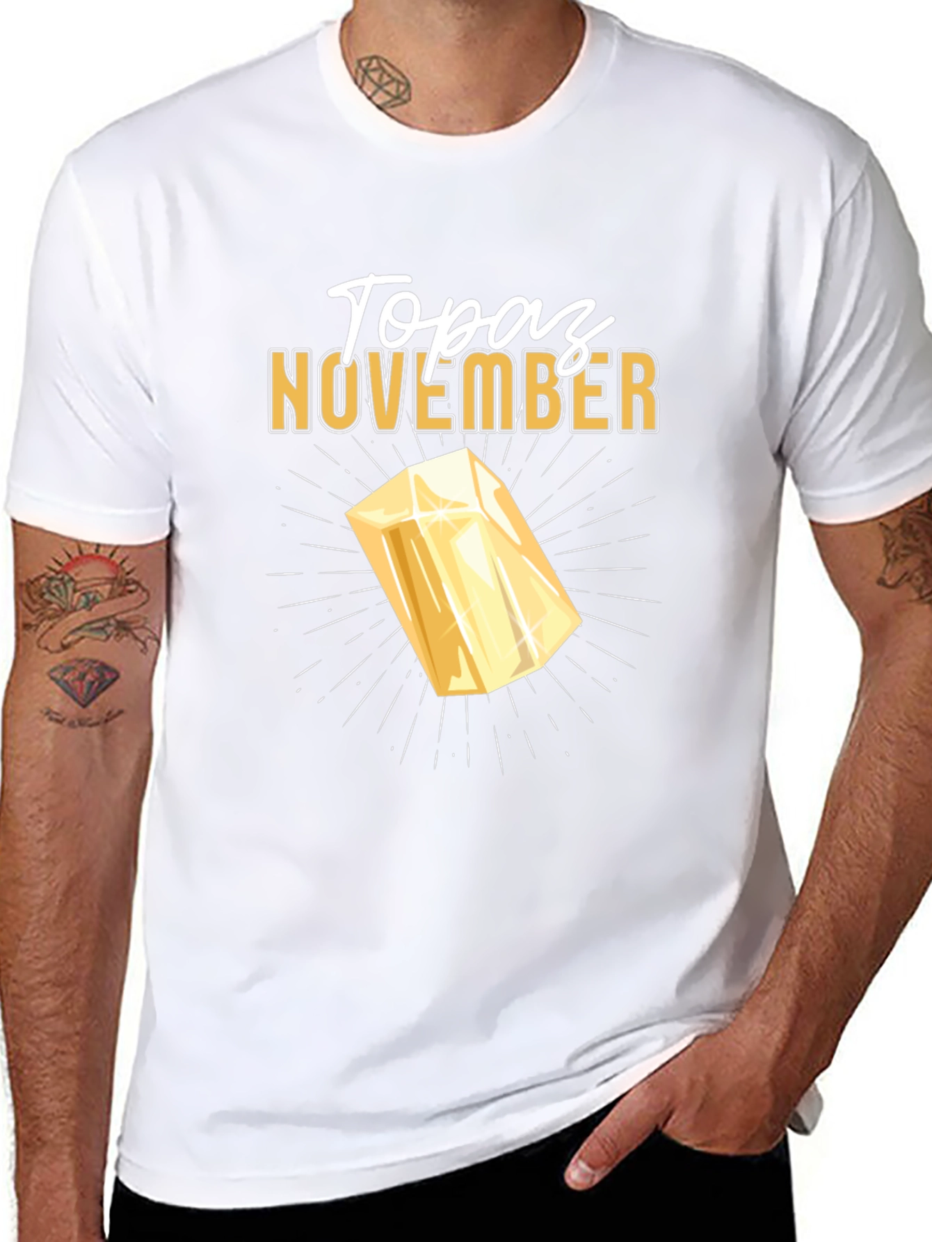 Topaz November Birthday T-Shirt