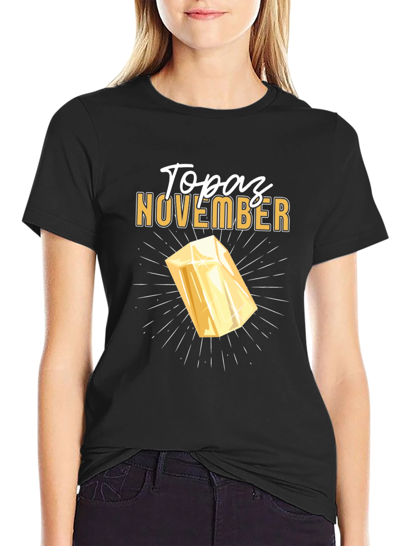 Topaz November Birthday T-Shirt