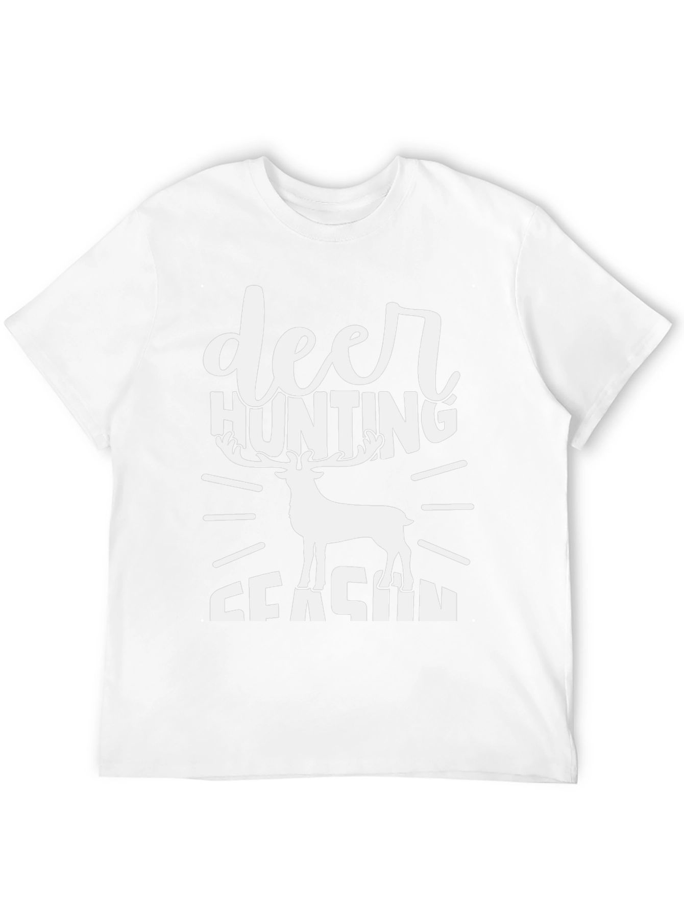 Deer Hunting Season Black T-Shirt