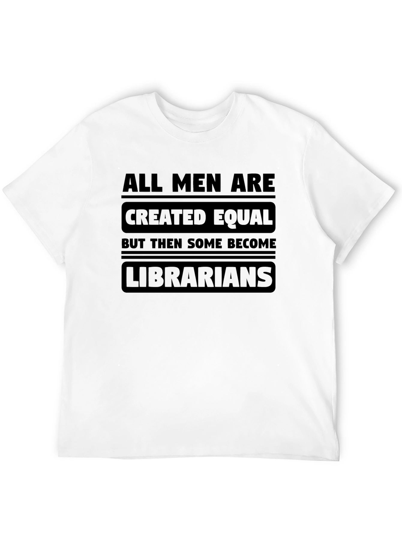 Librarian Humor Black T-Shirt