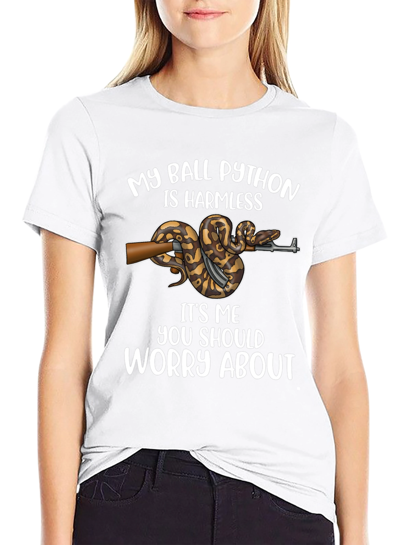 Ball Python Graphic Tee - Harmless