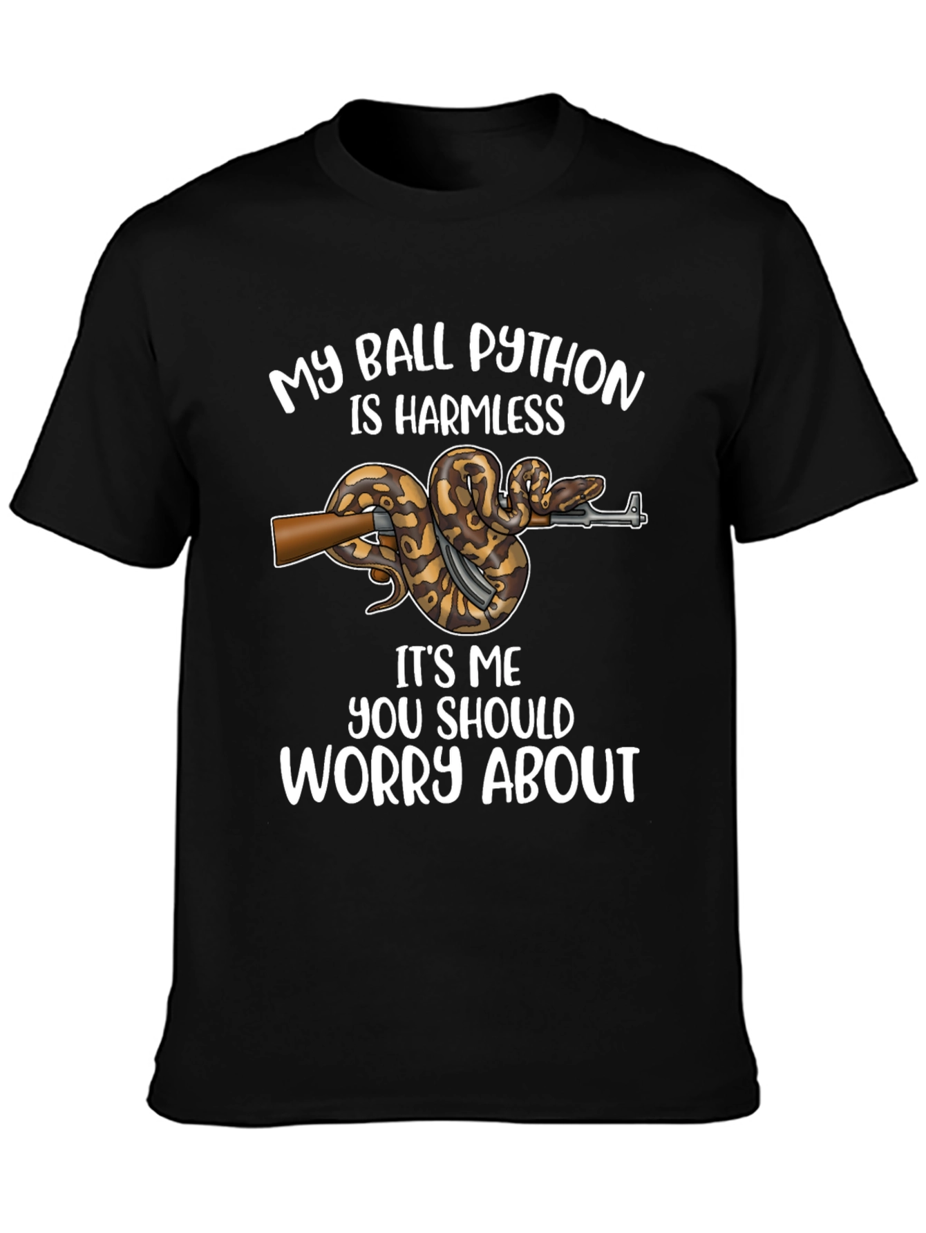 Ball Python Graphic Tee - Harmless