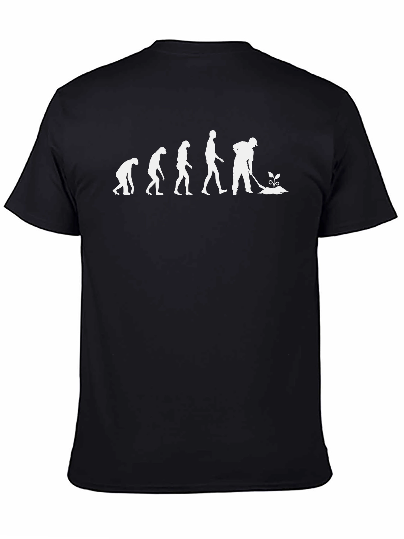 Gardener Evolution Graphic Tee - Black Cotton