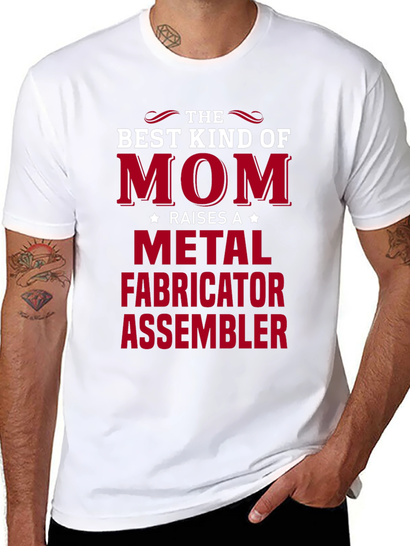 Mom Raises a Metal Fabricator T-Shirt