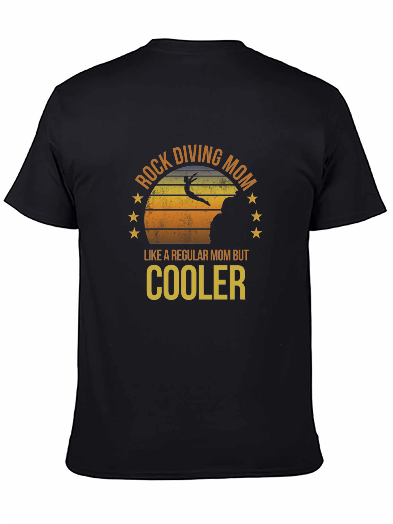 Rock Diving Mom T-Shirt - Cool Mom Style