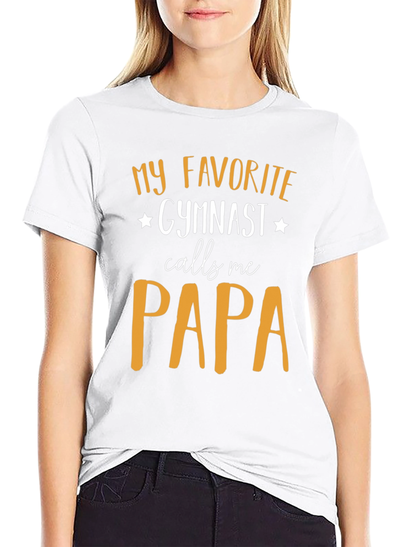 My Favorite Gymnast Calls Me Papa T-Shirt