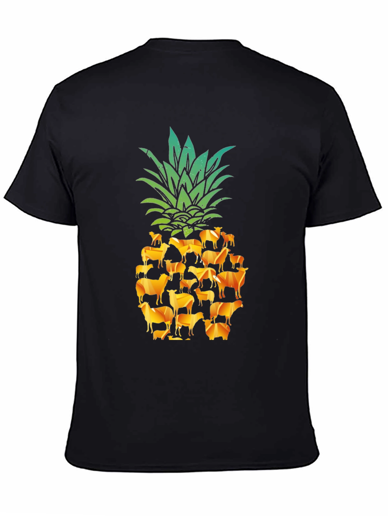 Cow Pineapple T-Shirt - Farm Animal Fruit Tee