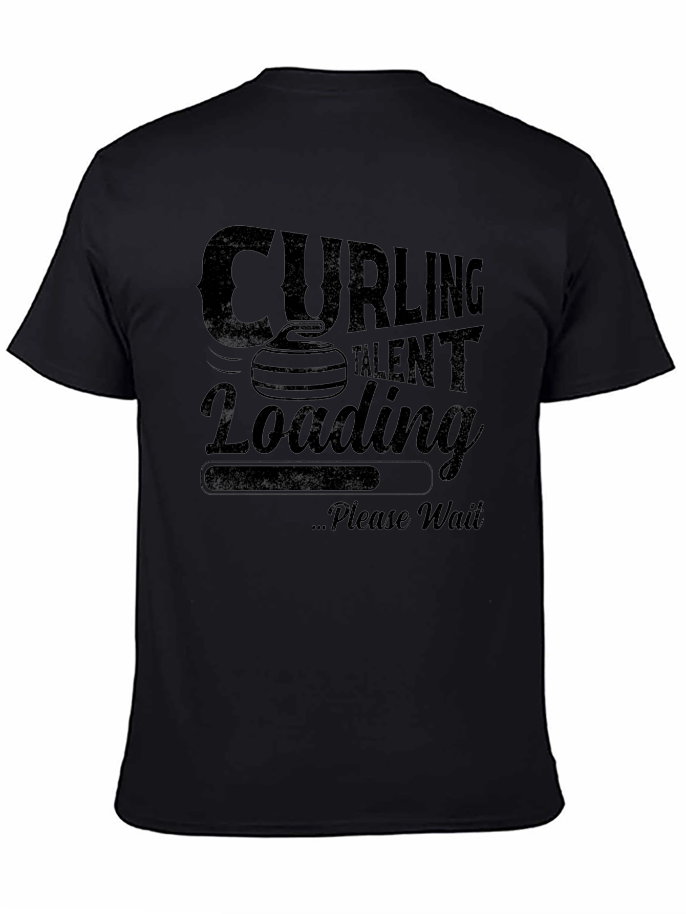 Curling Talent Loading T-Shirt - Funny Sports Tee