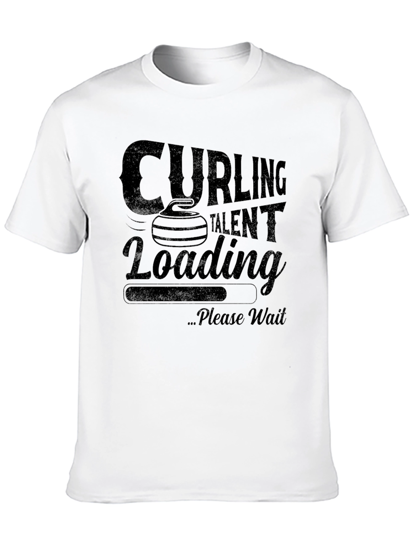 Curling Talent Loading T-Shirt - Funny Sports Tee