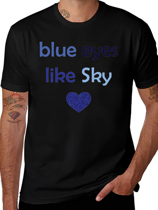 Blue Eyes Like Sky Graphic T-Shirt