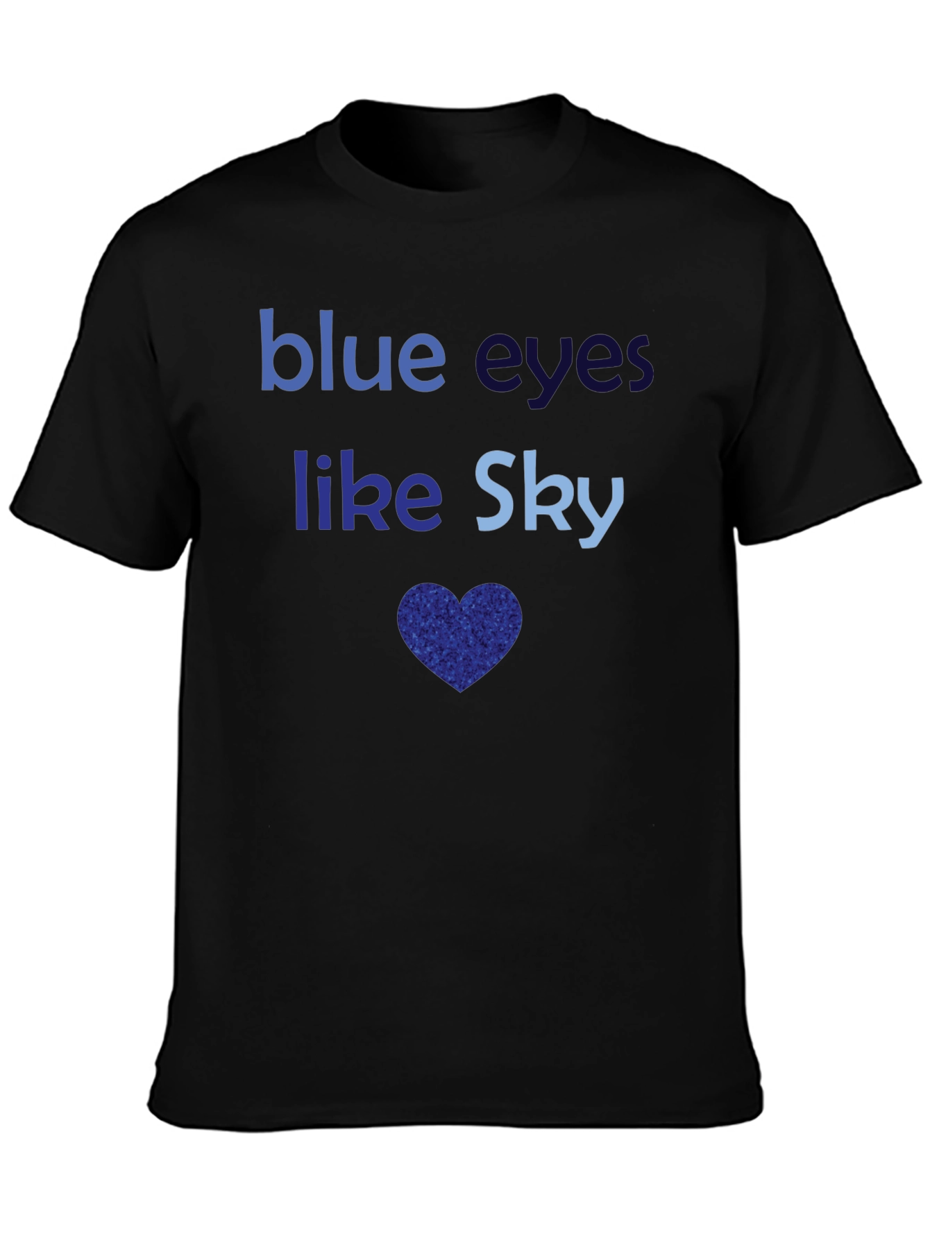 Blue Eyes Like Sky Graphic T-Shirt