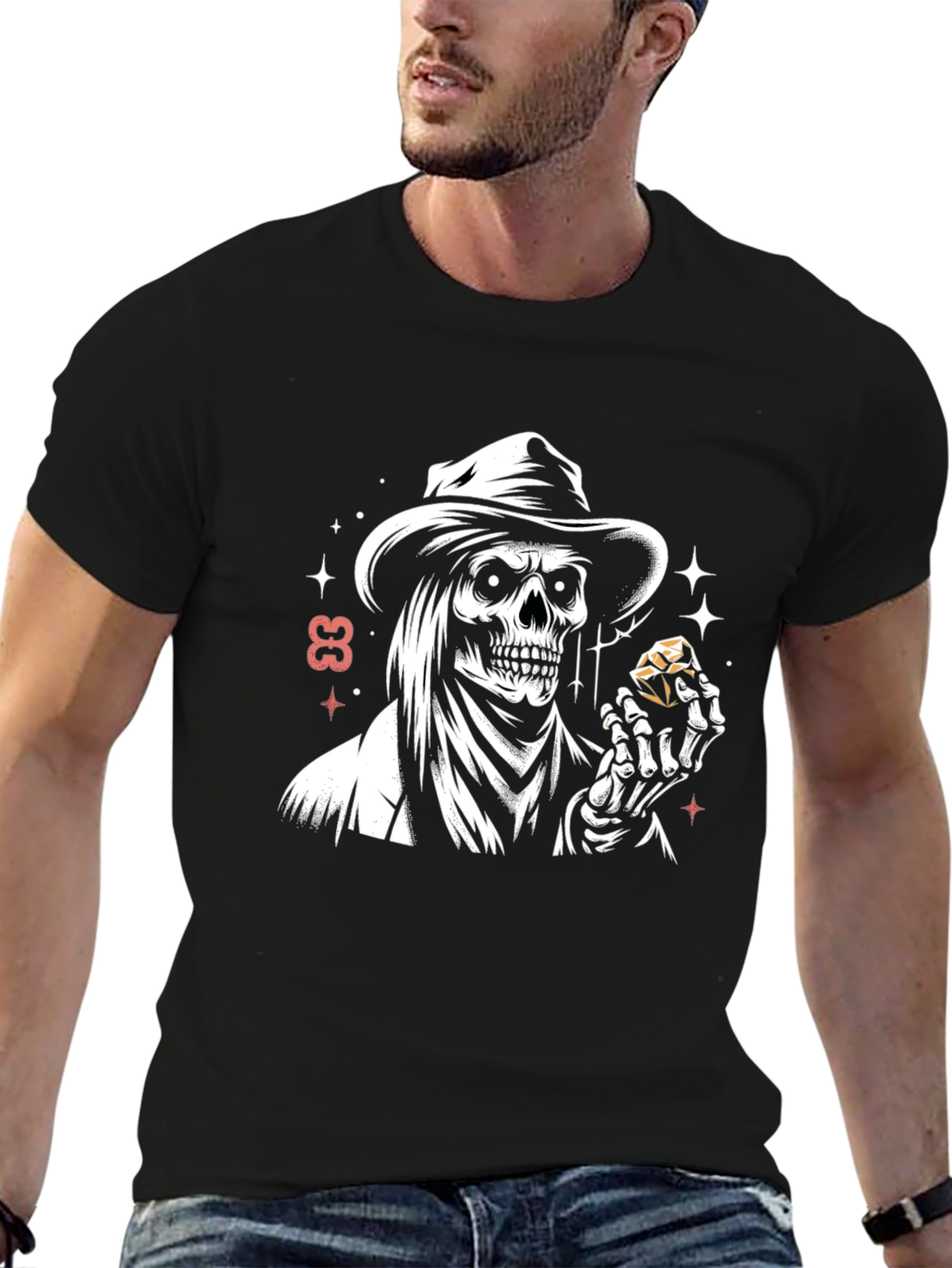 Skull Cowboy Graphic Tee