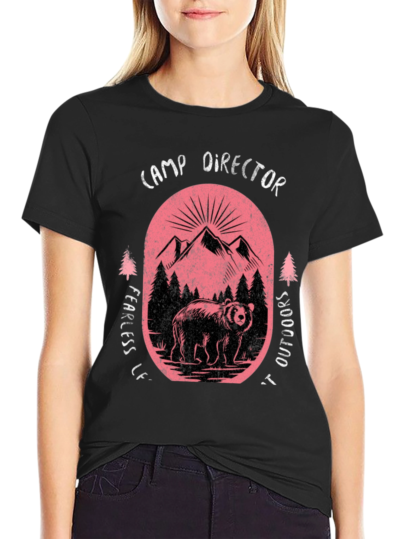 Camp Director Bear Graphic Tee