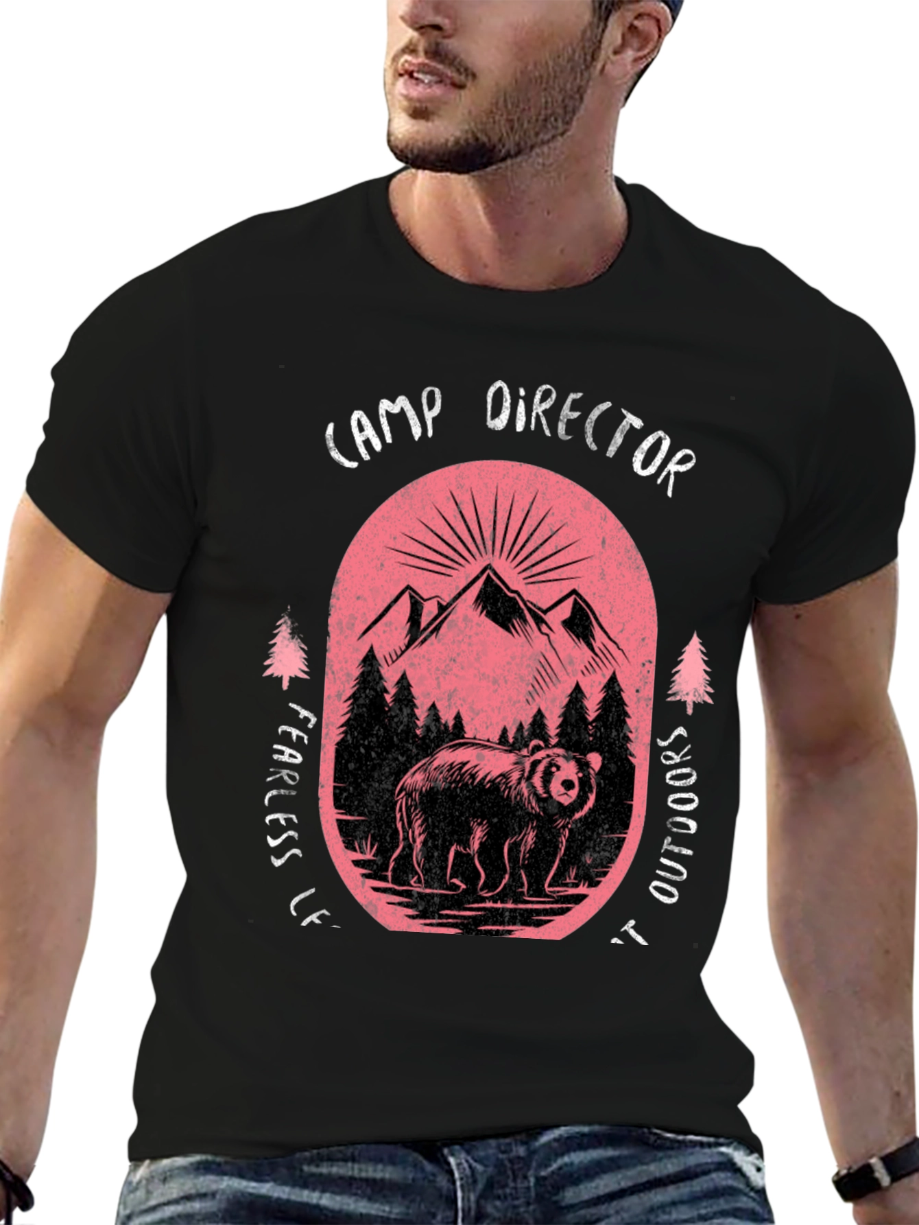 Camp Director Bear Graphic Tee
