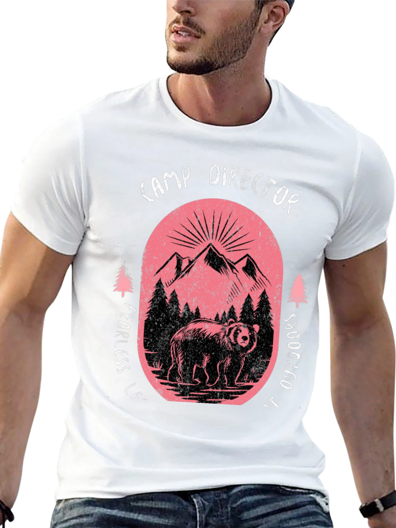 Camp Director Bear Graphic Tee