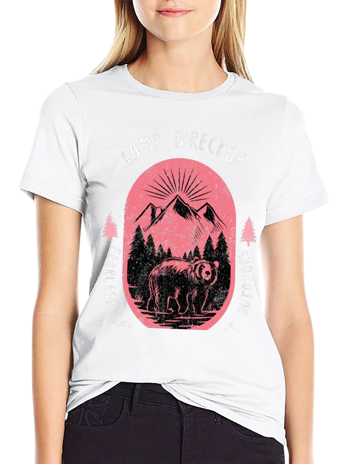 Camp Director Bear Graphic Tee