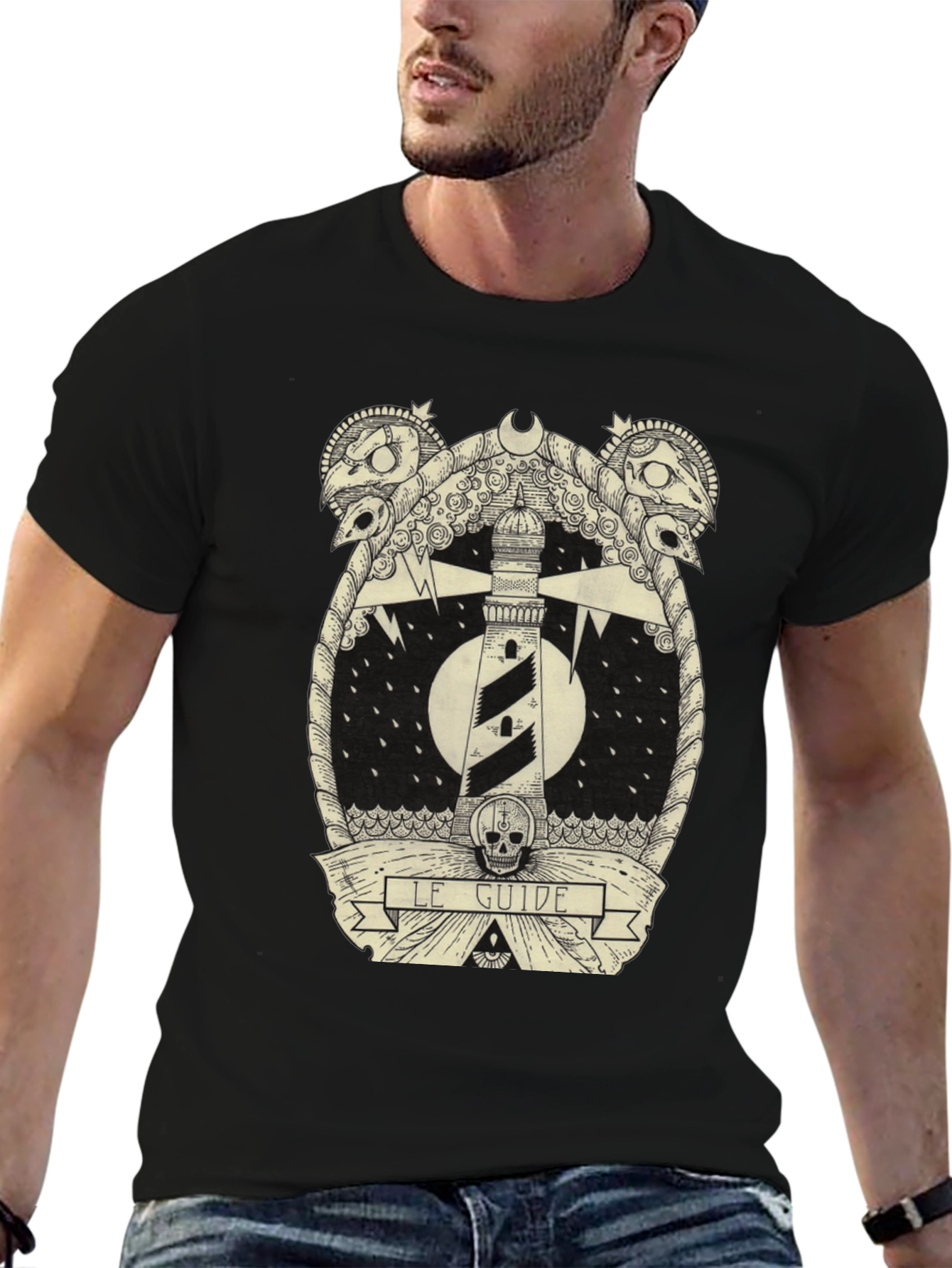 Le Guide Lighthouse Graphic T-Shirt