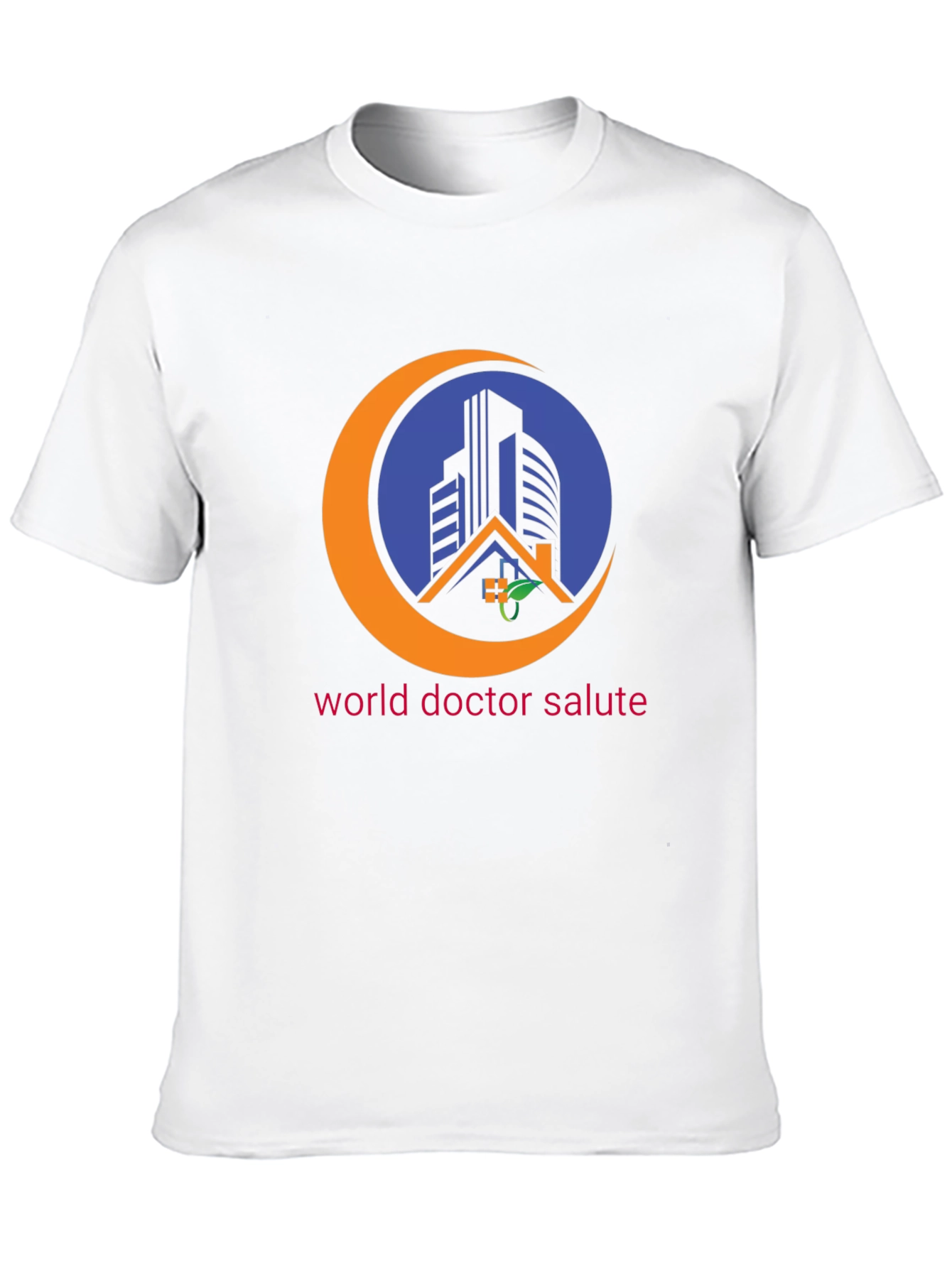 World Doctor Salute Black T-Shirt