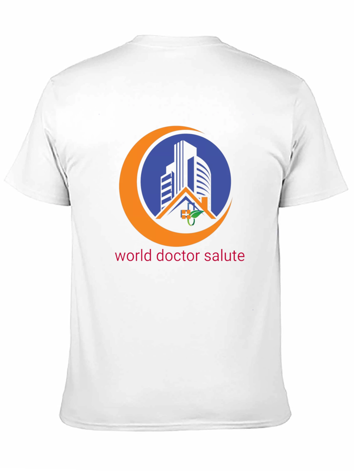 World Doctor Salute Black T-Shirt