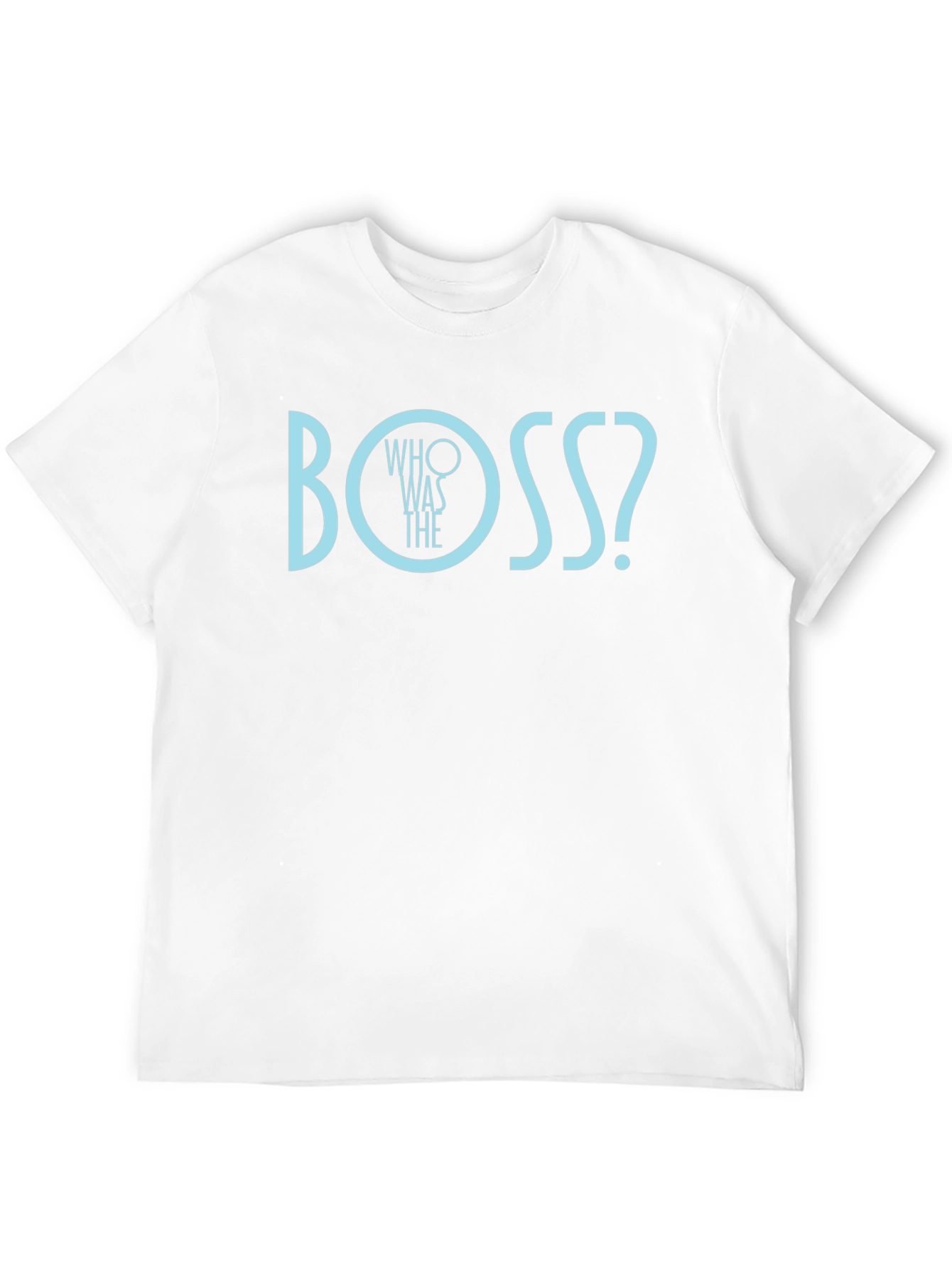 Whos The Boss? Graphic Tee - Black