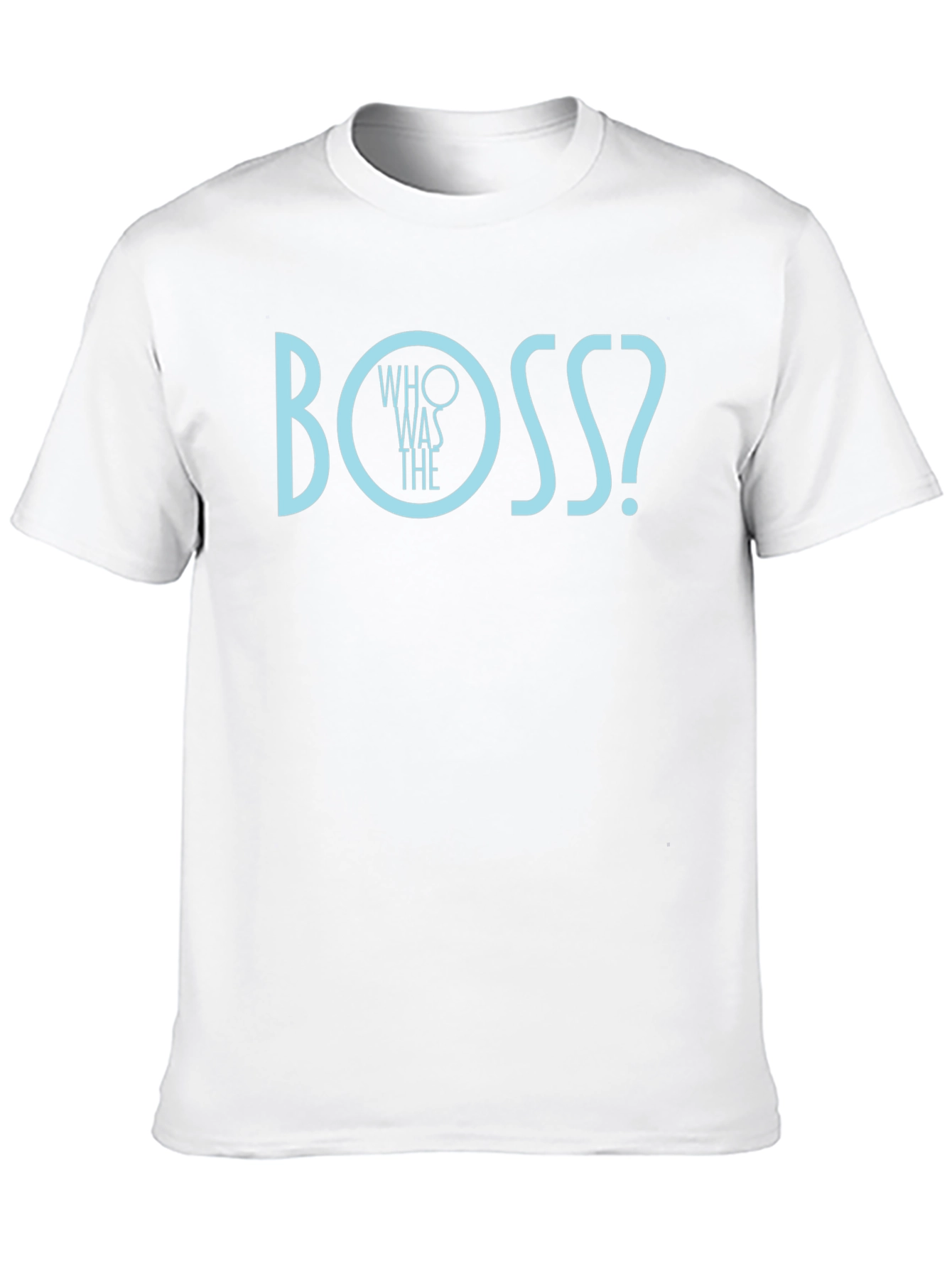 Whos The Boss? Graphic Tee - Black