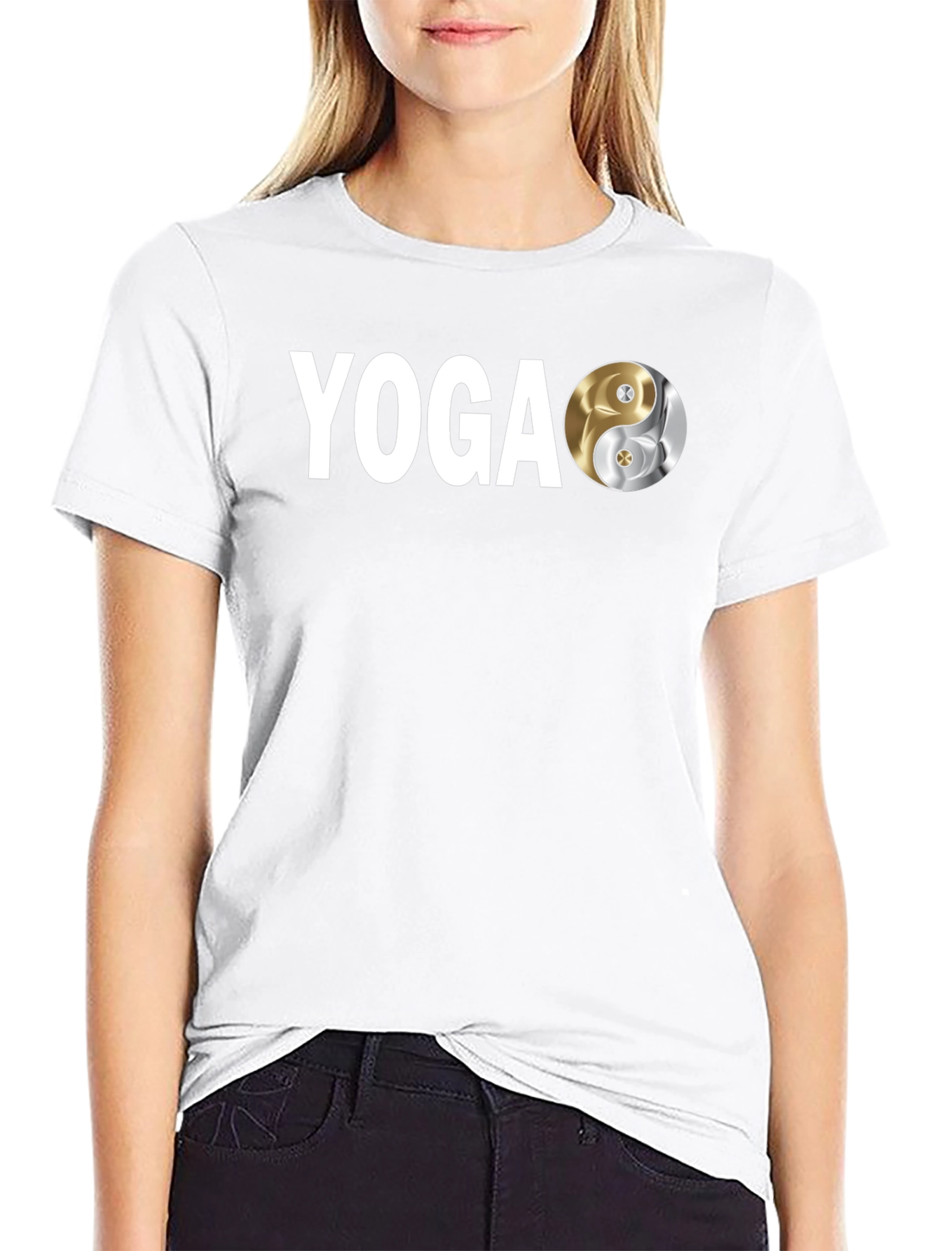 Yin Yang Yoga Graphic T-Shirt