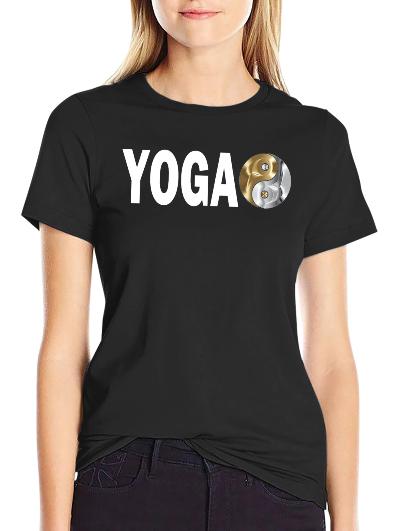 Yin Yang Yoga Graphic T-Shirt