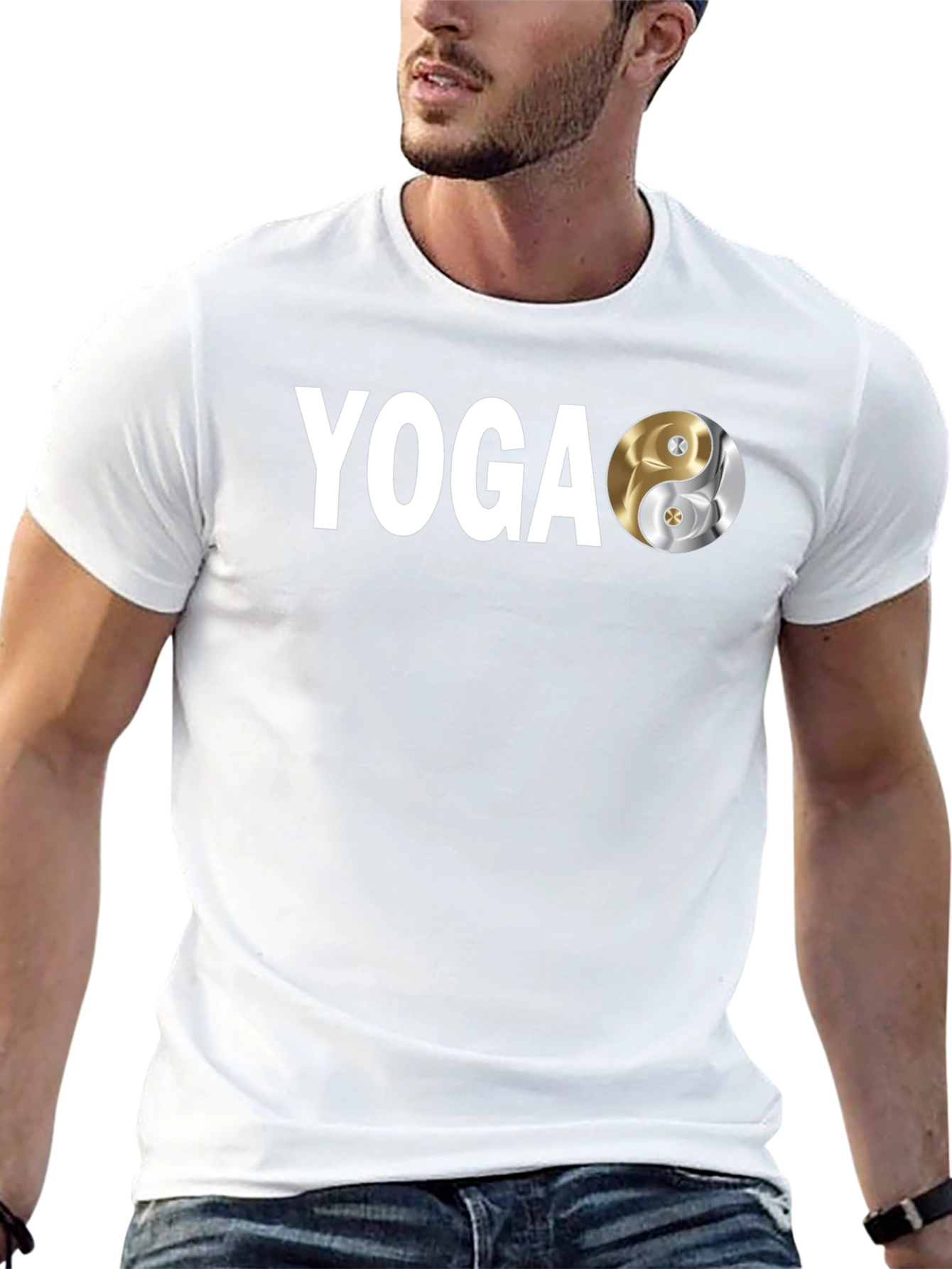 Yin Yang Yoga Graphic T-Shirt