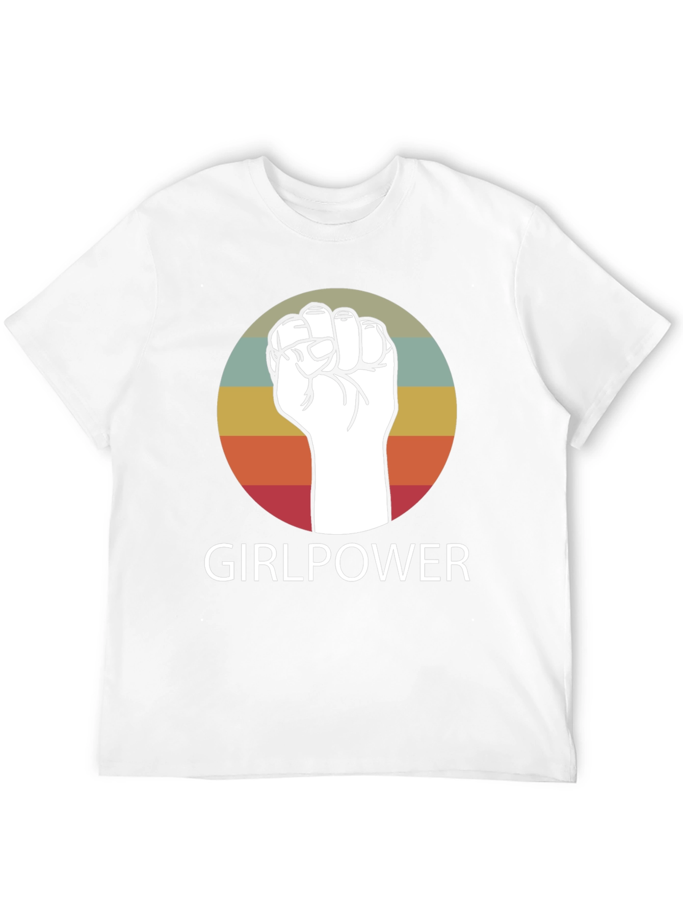 Girlpower Fist Graphic Tee - Empowering Womens T-Shirt