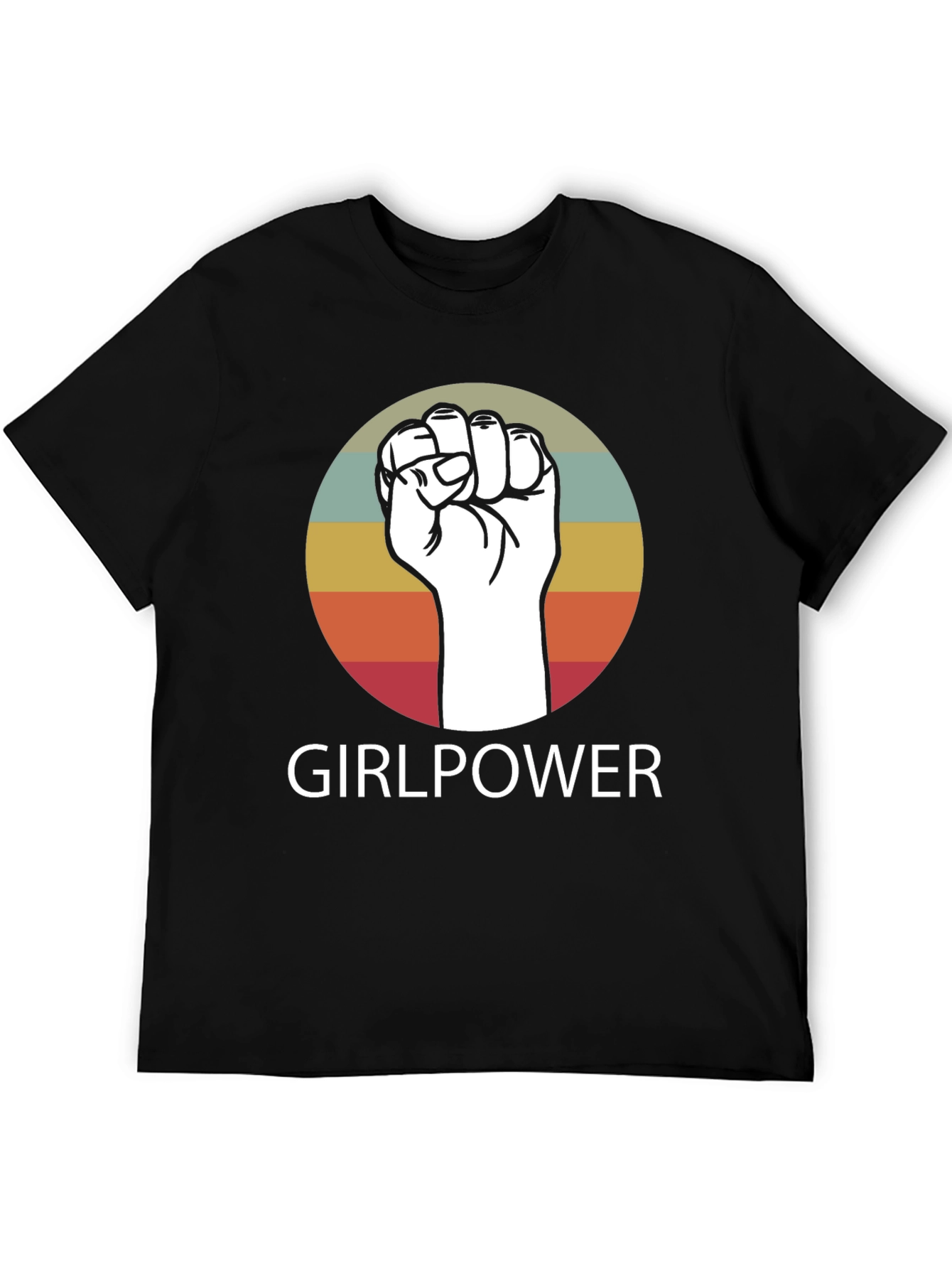 Girlpower Fist Graphic Tee - Empowering Womens T-Shirt