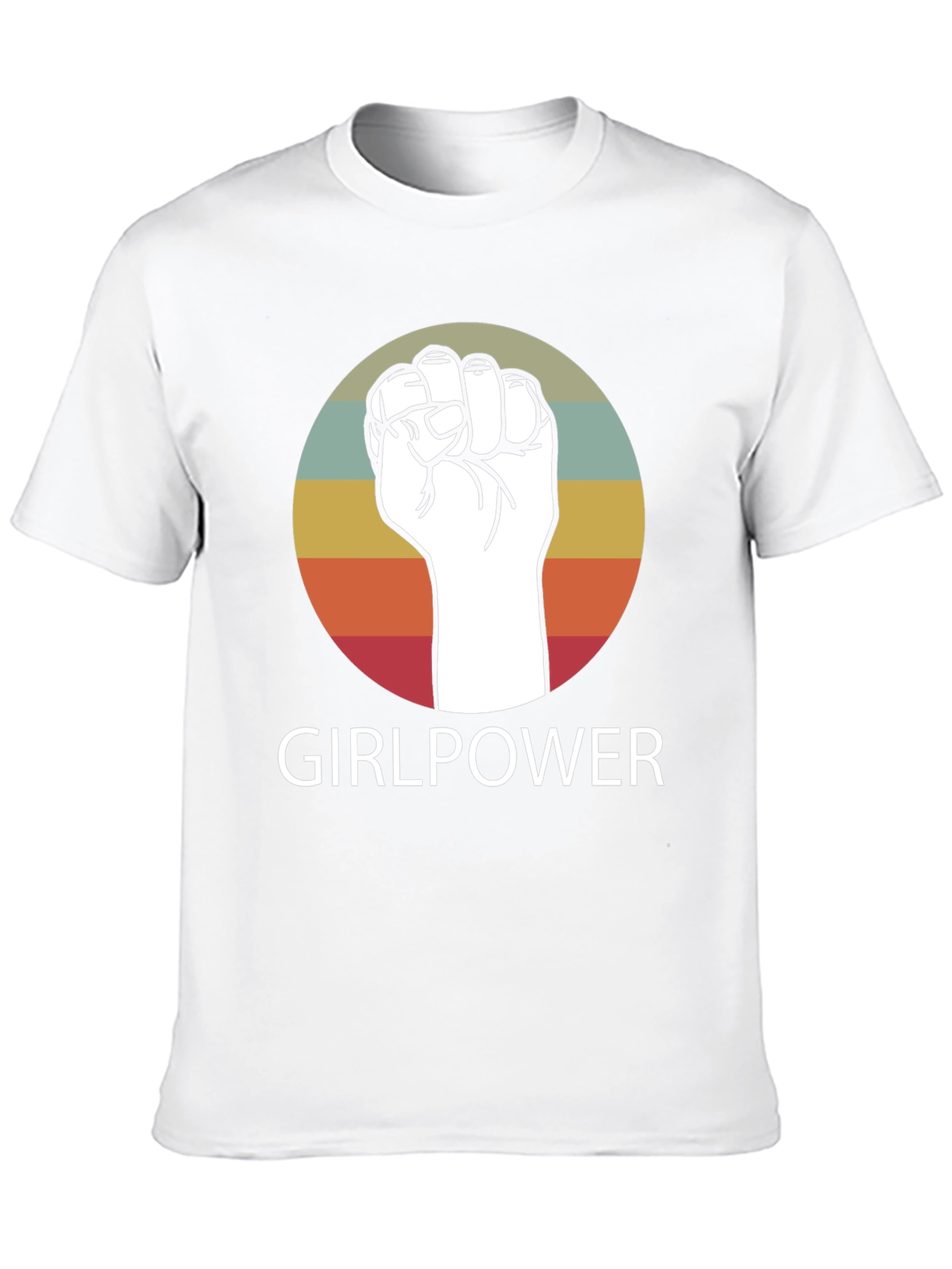 Girlpower Fist Graphic Tee - Empowering Womens T-Shirt