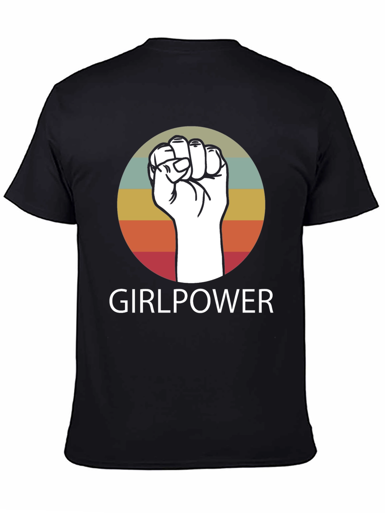 Girlpower Fist Graphic Tee - Empowering Womens T-Shirt