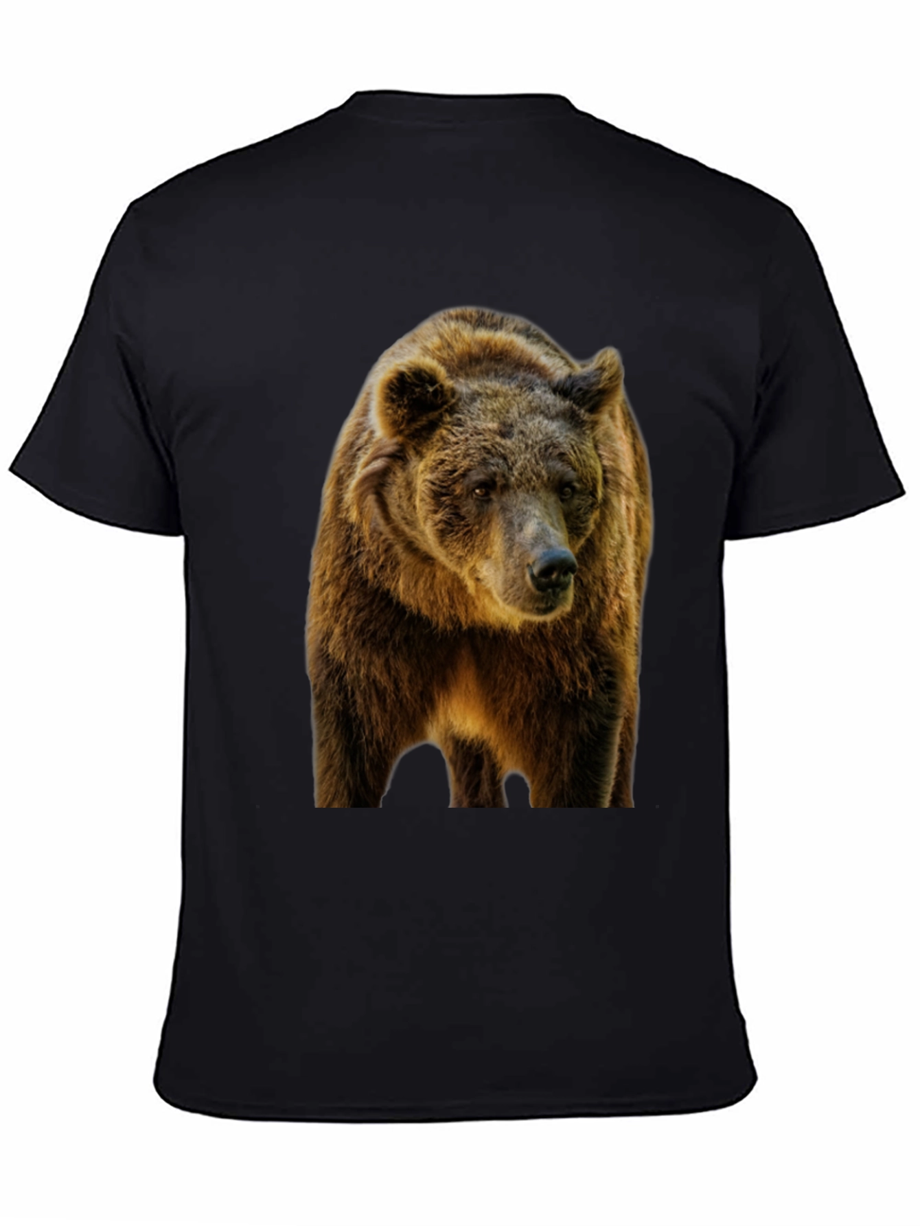 Bear Graphic Black T-Shirt