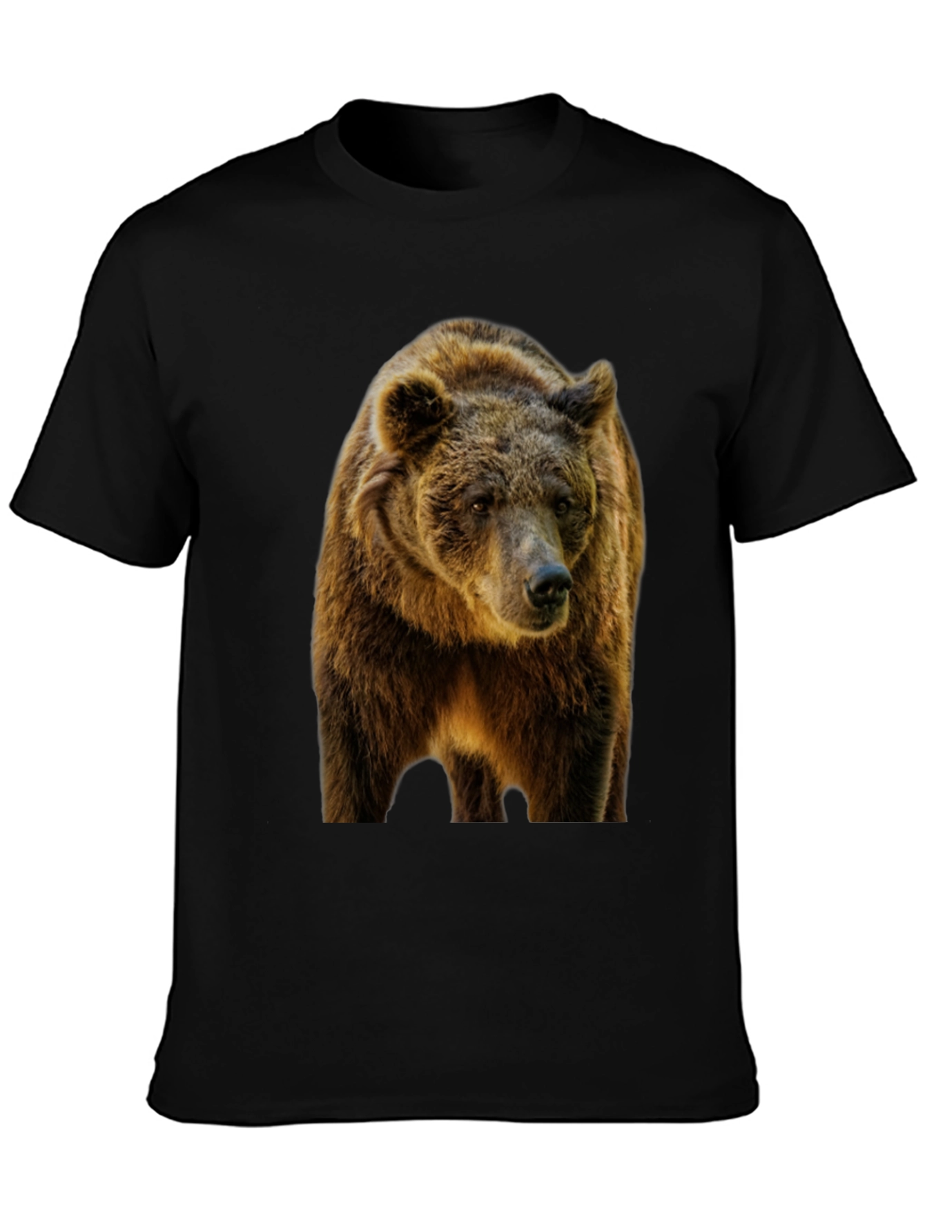 Bear Graphic Black T-Shirt