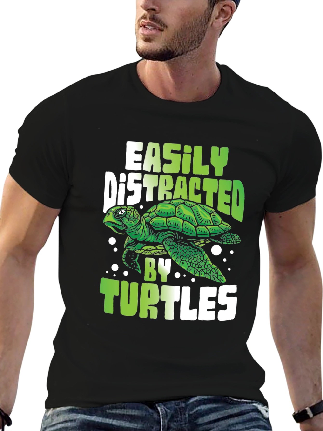 Easily Distracted By Turtles T-Shirt