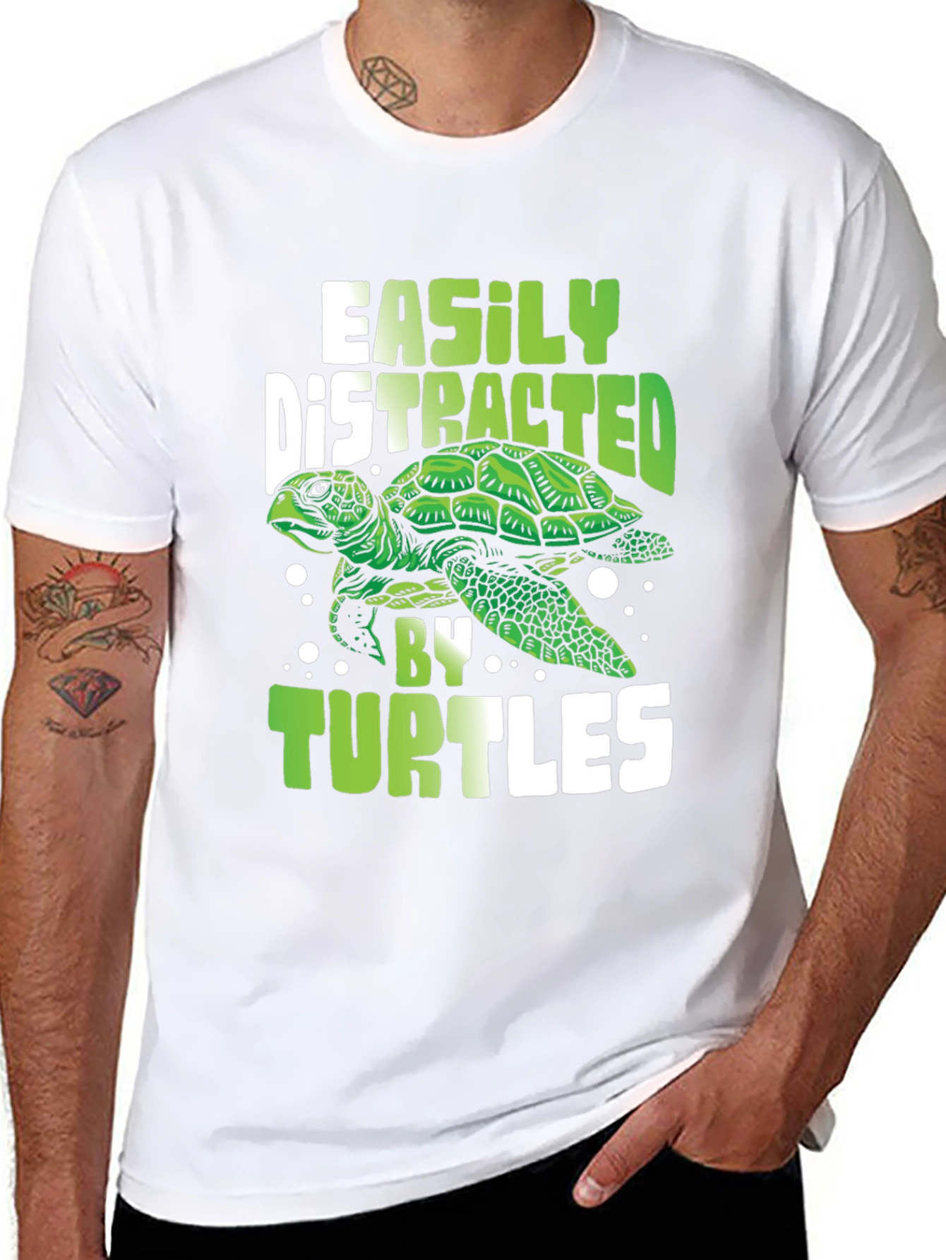 Easily Distracted By Turtles T-Shirt