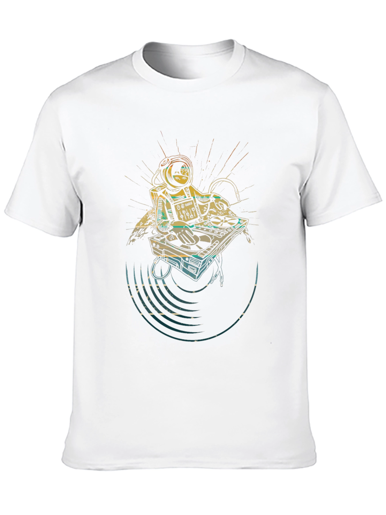 Astronaut DJ Graphic T-Shirt